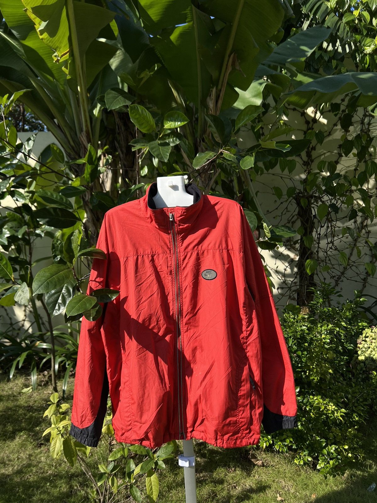 Nike × Vintage 90's NIKE FIT RARE RETRO SWOOSH LOGO Y2K GORPCORE JACKET Size US L / EU 52-54 / 3 - 1 Thumbnail