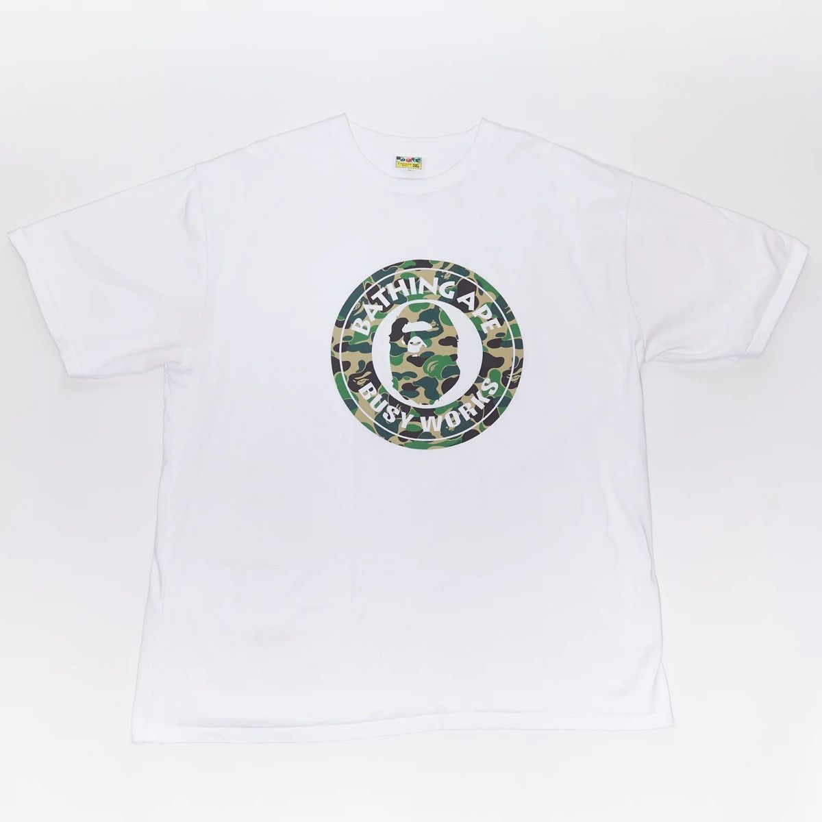 Bape BAPE WOODLAND CAMO BUSY WORKS TEE Size US XXL / EU 58 / 5 - 1 Thumbnail