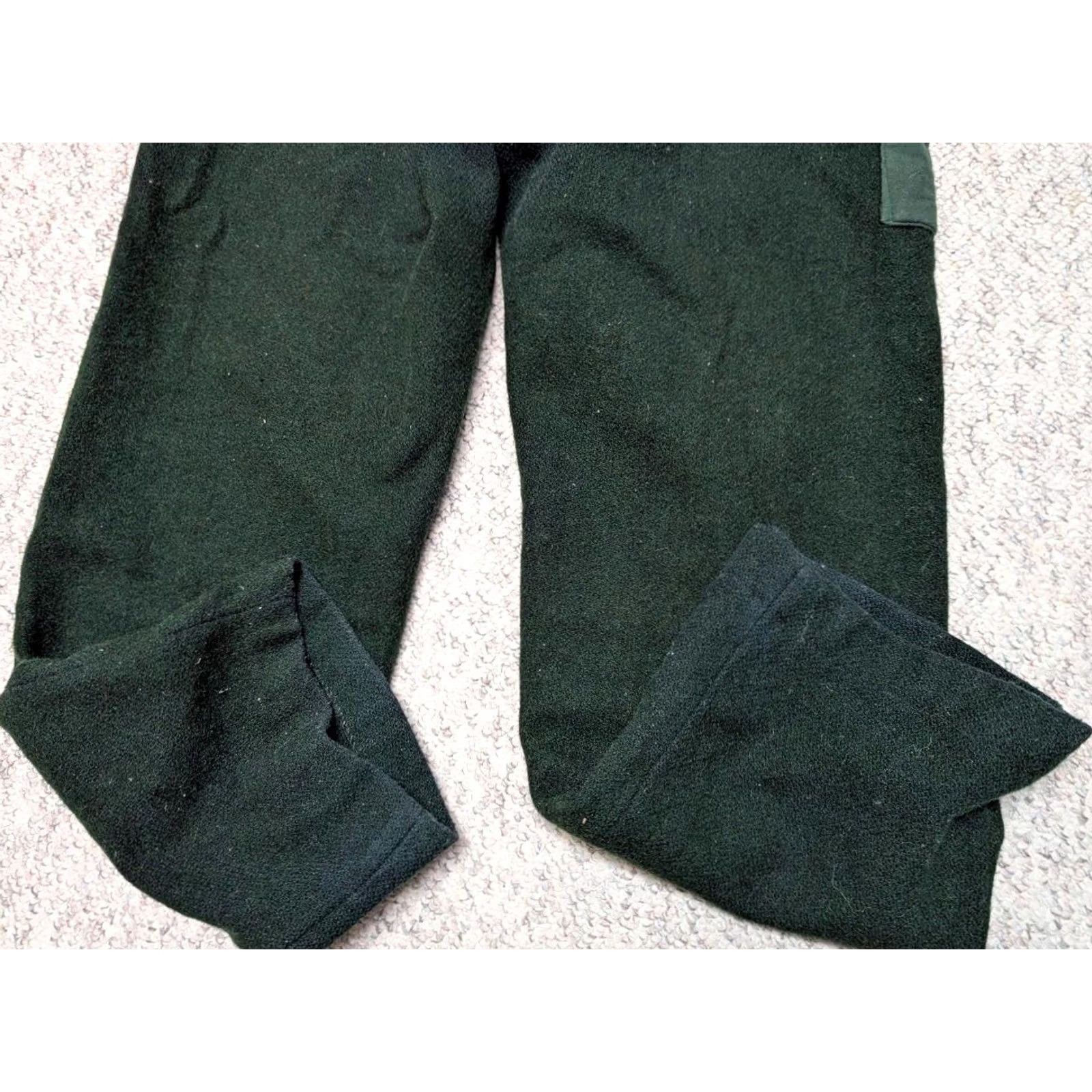 Vintage VINTAGE HUNTING CARGO Pants Green Wool 32x30 MILITARY thick Mens Size US 32 / EU 48 - 4 Thumbnail