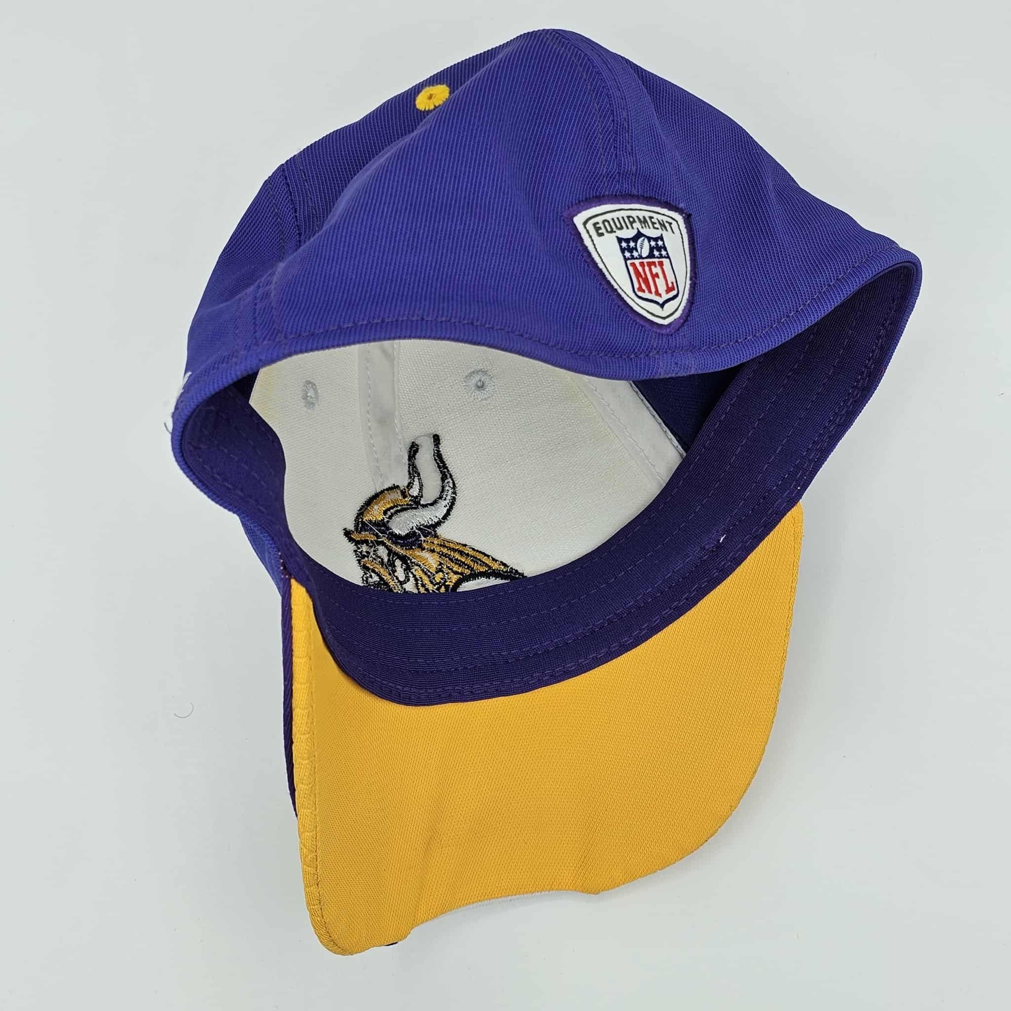 NFL Minnesota Vikings Vintage Y2K Reebok On Field Hat Size ONE SIZE - 6 Thumbnail