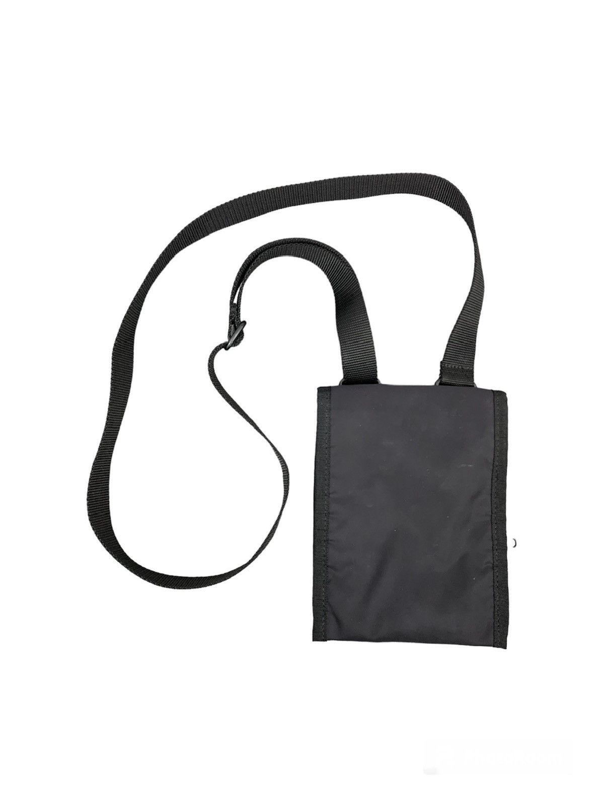 Lemaire Nylon Sling Bag Neck Pouch in Black, Men's