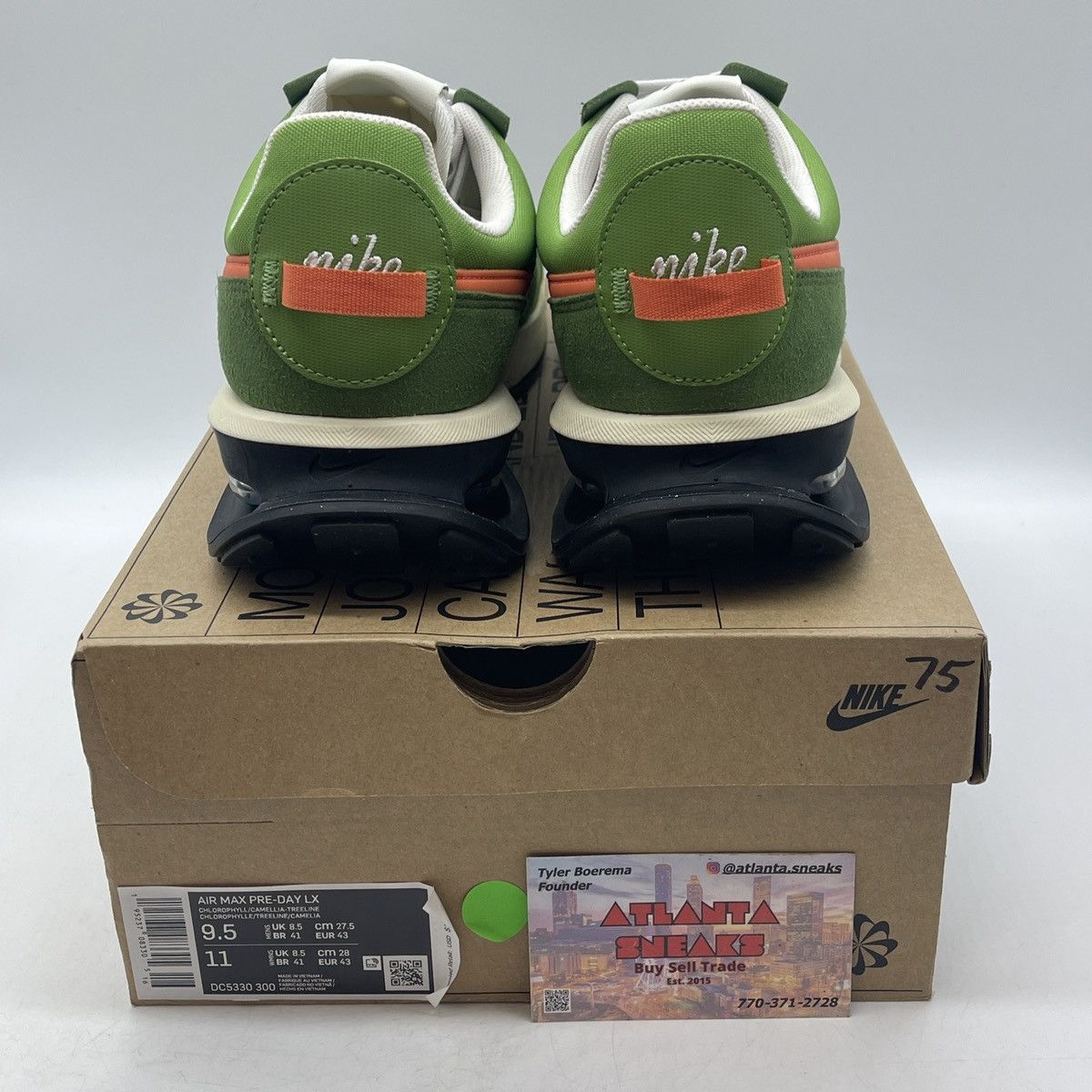 Nike Air max pre day lx chlorophyll Size US 9.5 / EU 42-43 - 3 Thumbnail