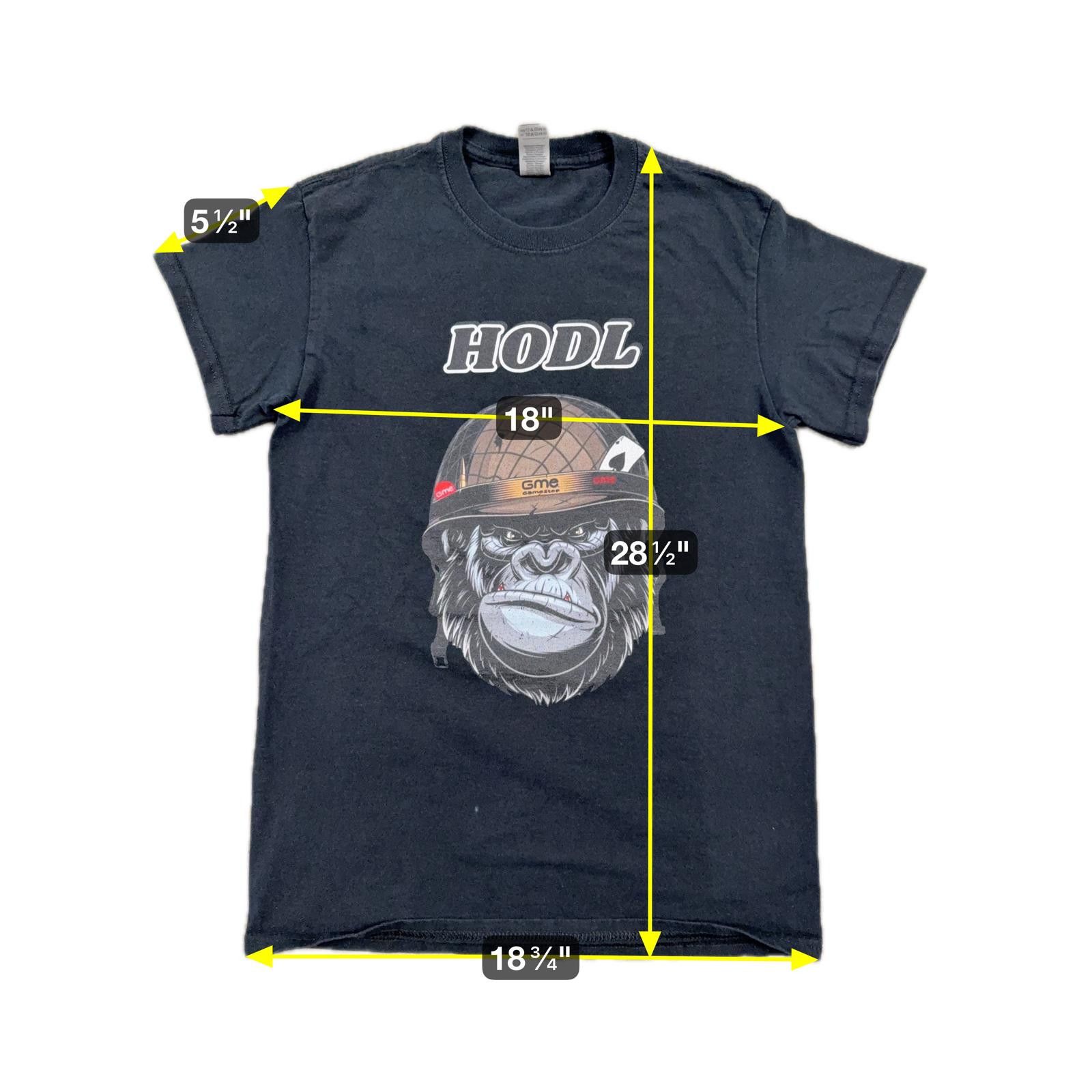 Gildan GME Gamestop HODL Gorilla T-Shirt Rare - S Size US S / EU 44-46 / 1 - 4 Thumbnail