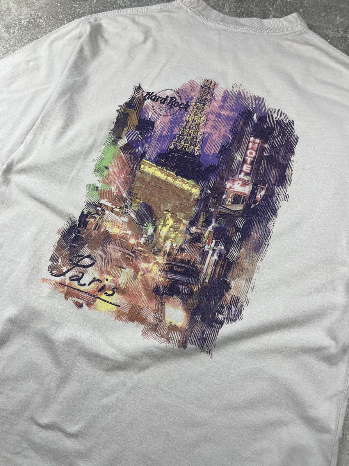 Hard Rock Cafe × Vintage Hard Rock Paris Archive Vintage 90s Rare Big Back Logo 1996 Size US L / EU 52-54 / 3 - 7 Thumbnail