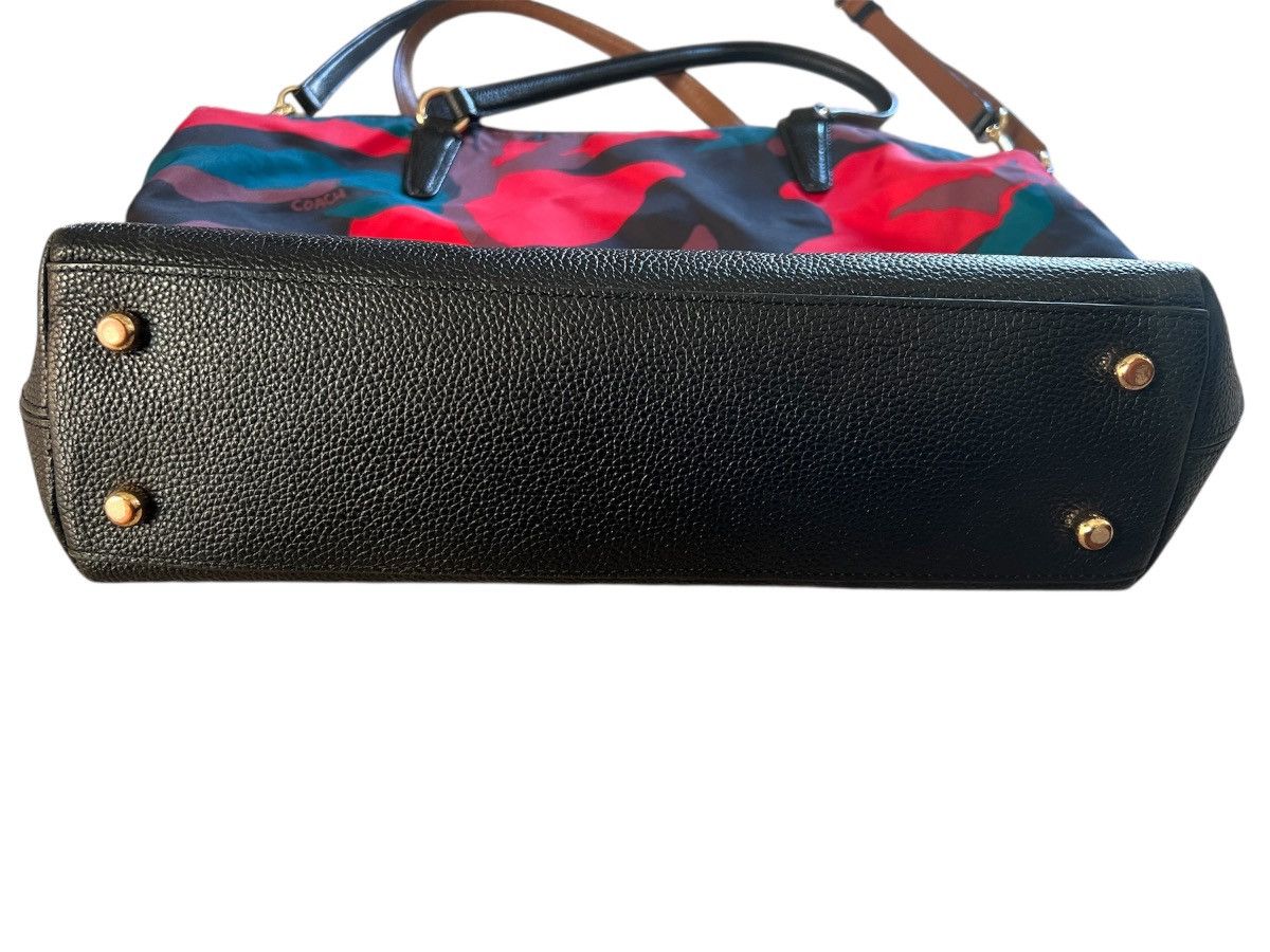 Coach Coach MultiColor Camouflage Nylon and Leather Satchel Size ONE SIZE - 3 Thumbnail