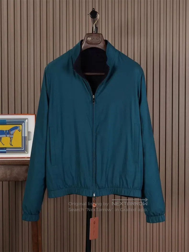 Loro Piana Loro Piana GOK Reversible Bomber Jacket. Size US L / EU 52-54 / 3 - 2 Thumbnail