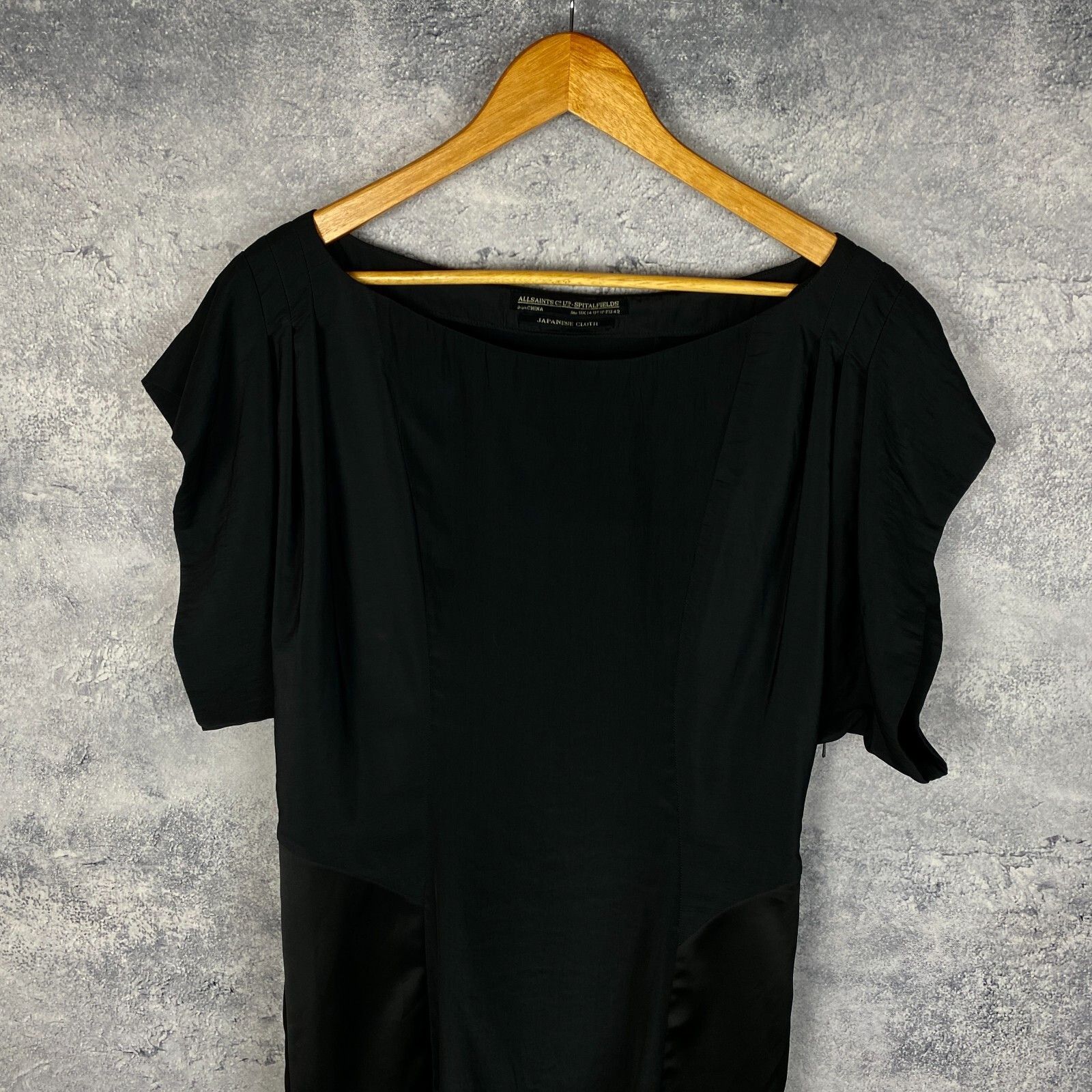 Allsaints Allsaints Dress Women's Size US 10 Black Short Sleeve ` Size L / US 10 / IT 46 - 2 Thumbnail