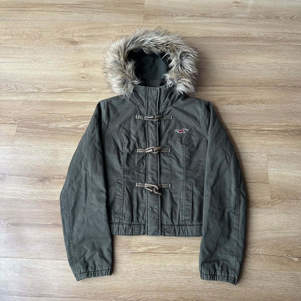 If Six Was Nine 90s Hollister Fur Jacket IfSixWasNine BabyDoll y2K Cropped Size L / US 10 / IT 46 - 1 Thumbnail