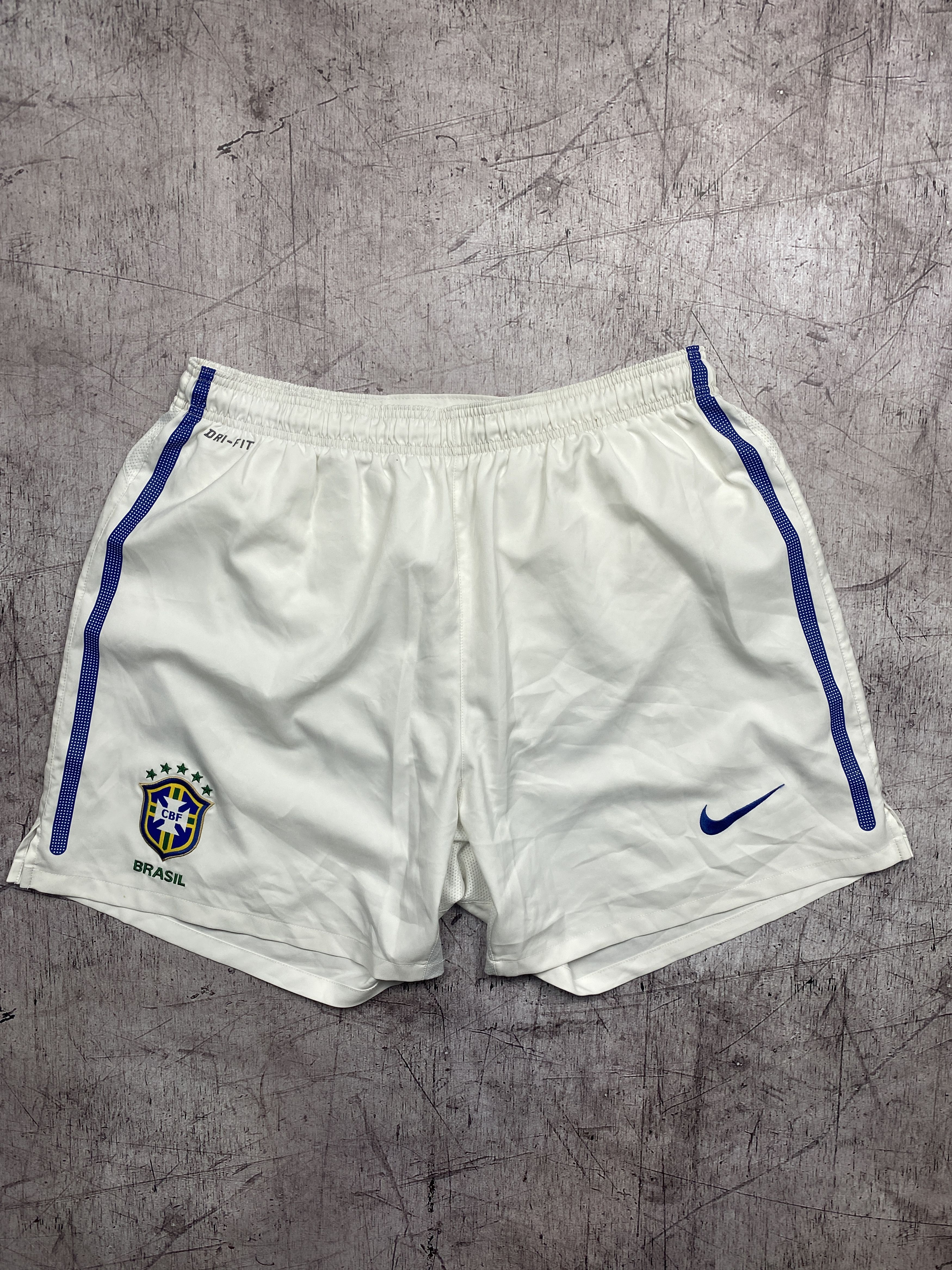 Nike × Vintage Nike Brasil Soccer Shorts Size US 36 / EU 52 - 1 Thumbnail