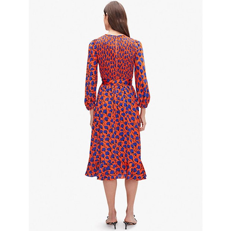 Kate Spade Kate Spade poetic floral smocked dress Size 4 Size ONE SIZE - 7 Thumbnail