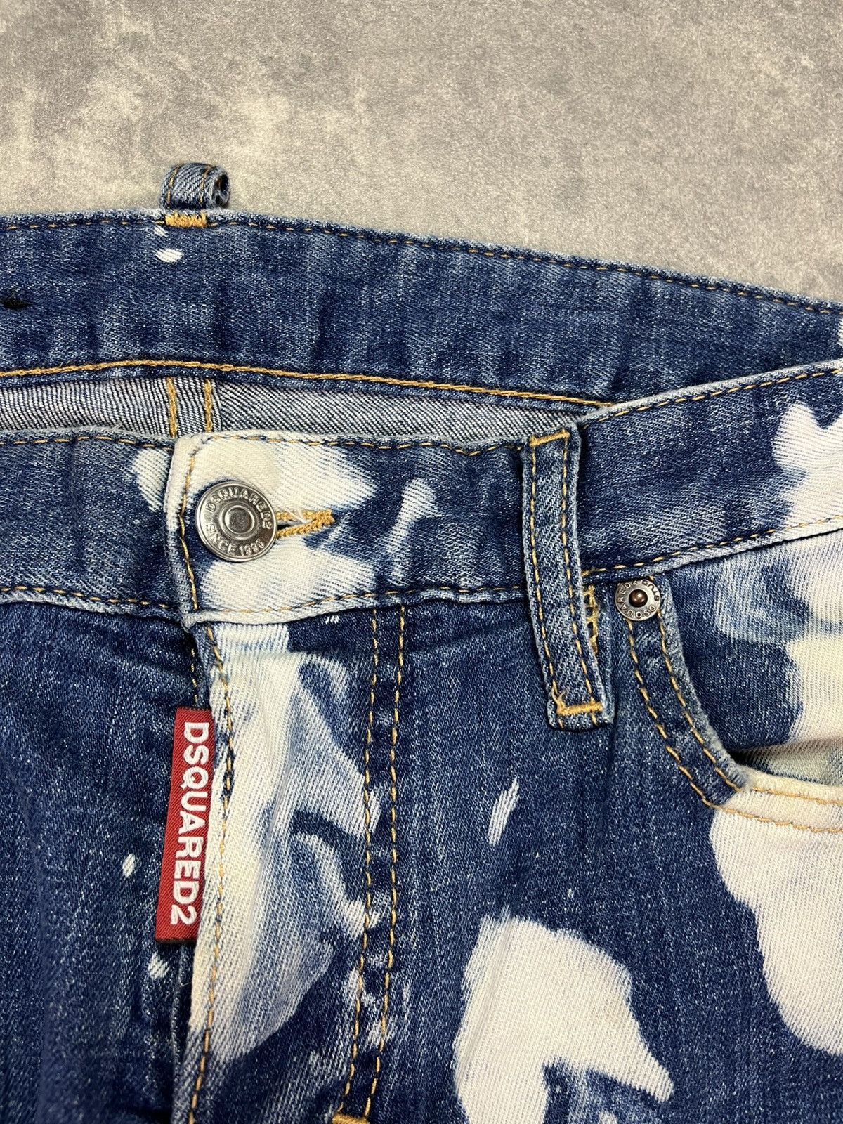 Dsquared2 Dsquared2 Bleached Paint Splattered Denim 30 Size US 30 / EU 46 - 8 Thumbnail