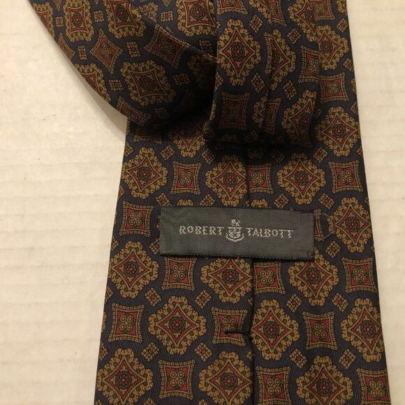 Robert Talbott Robert talbott men's new multicolor silk tie 4" X 59" Size ONE SIZE - 3 Thumbnail