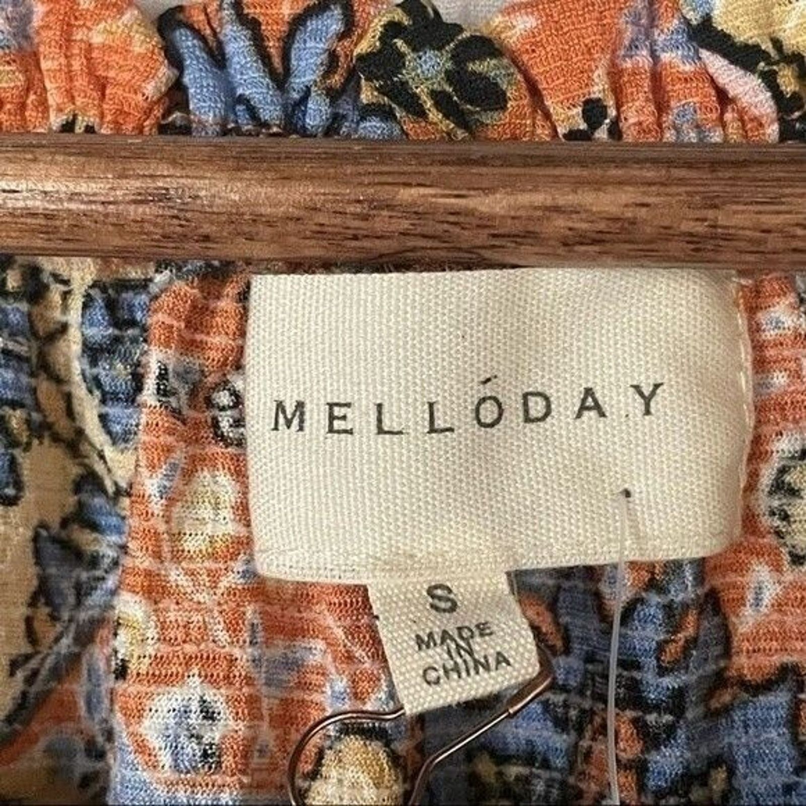 Other Melloday Peplum Patchwork Blouse NWT Women's Size Small Size S / US 4 / IT 40 - 4 Thumbnail