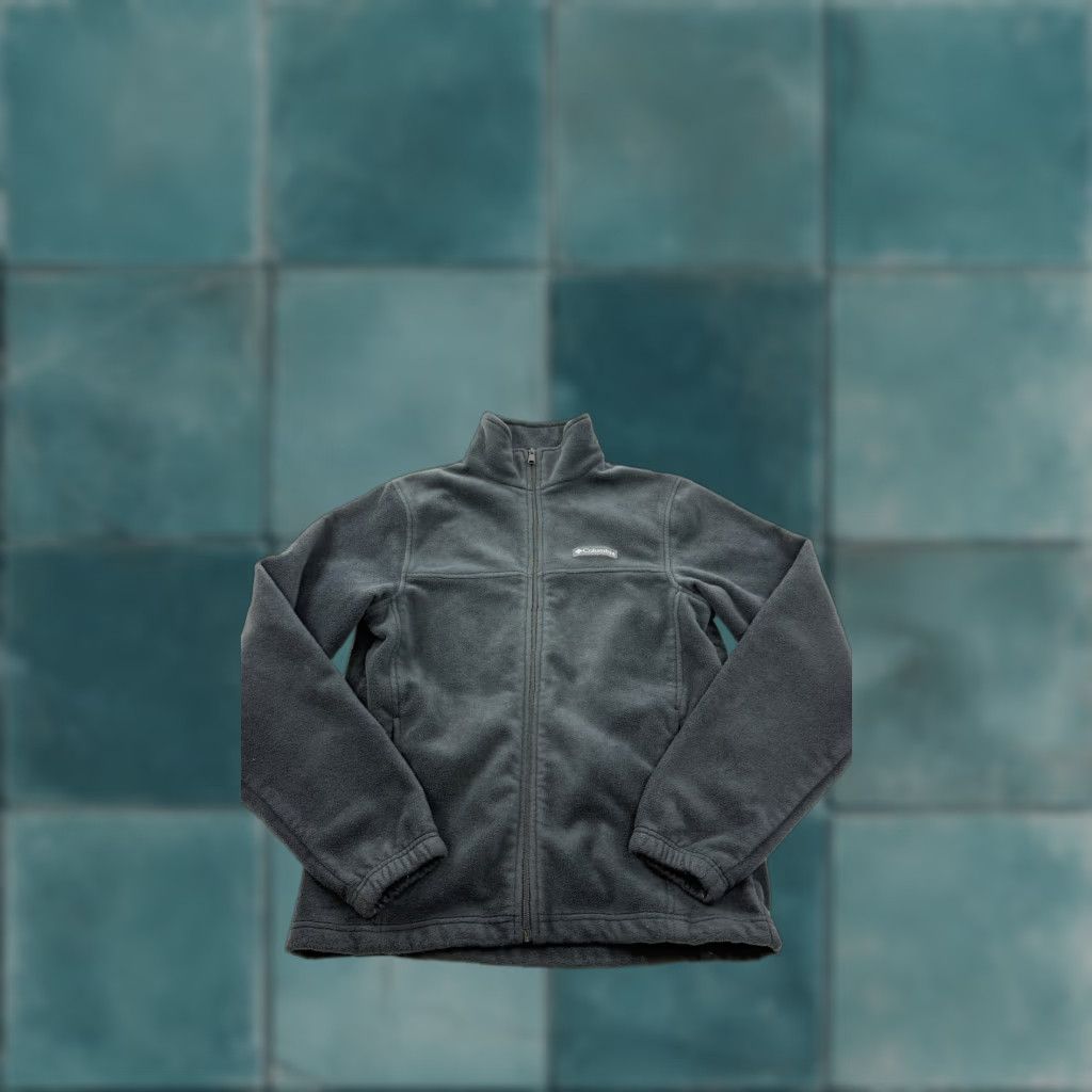 Vintage Columbia Mens Fleece Jacket Full Zip Gray Small Outdoor Hiking Windbreaker Pockets Logo _lined_ Size US S / EU 44-46 / 1 - 1 Thumbnail