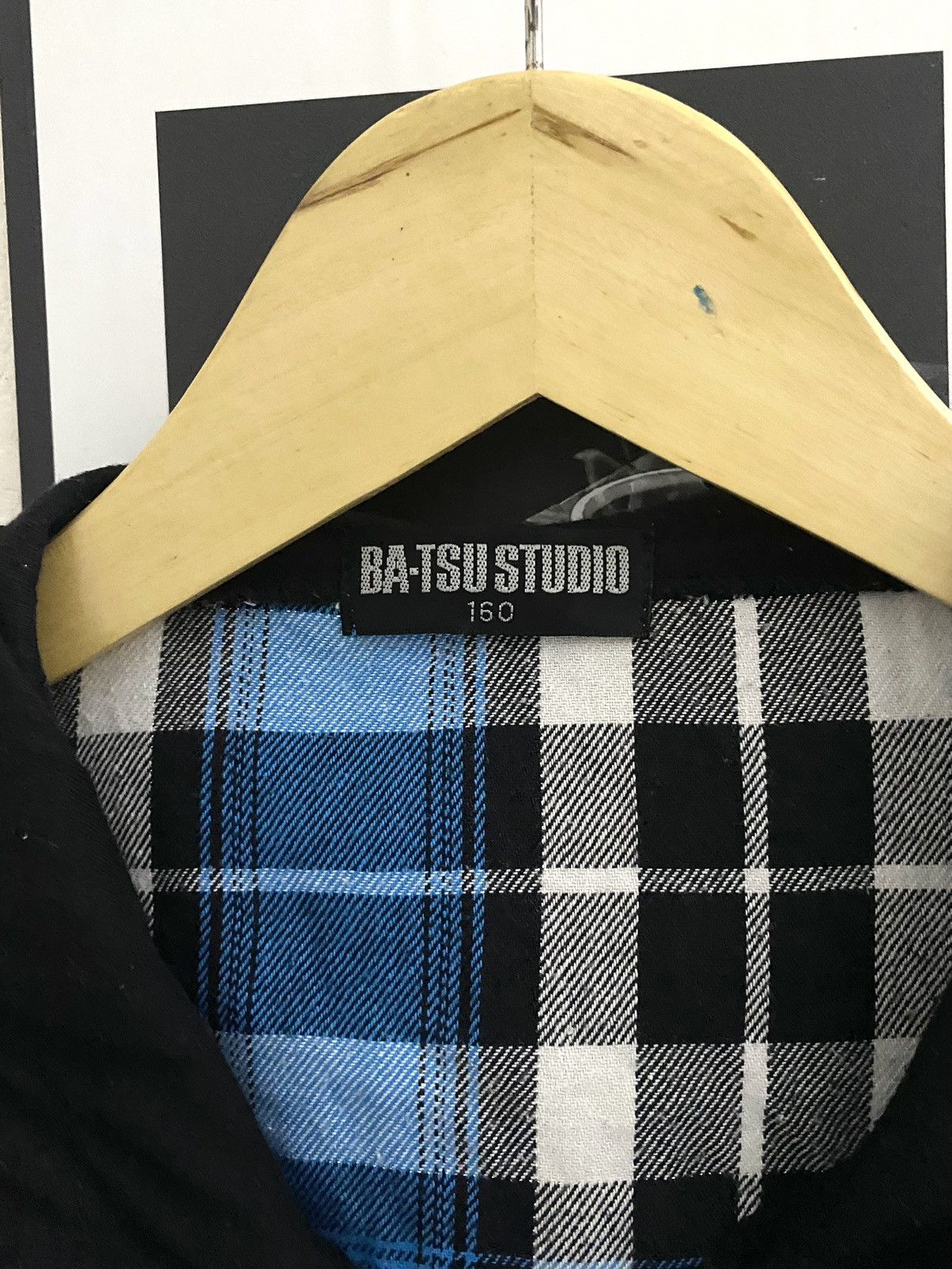 Hysteric Glamour Y2k Bat-su studio grunge poem plaid hoodie Size US M / EU 48-50 / 2 - 7 Thumbnail