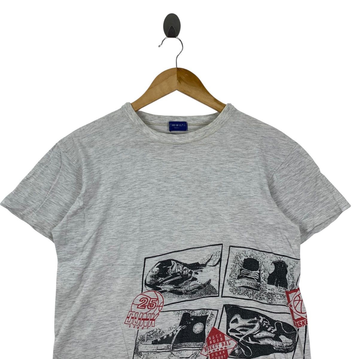 Vintage Vintage DUNK BASKET Shoot NBA Basketball Short Sleeve Shirt Size US S / EU 44-46 / 1 - 2 Thumbnail