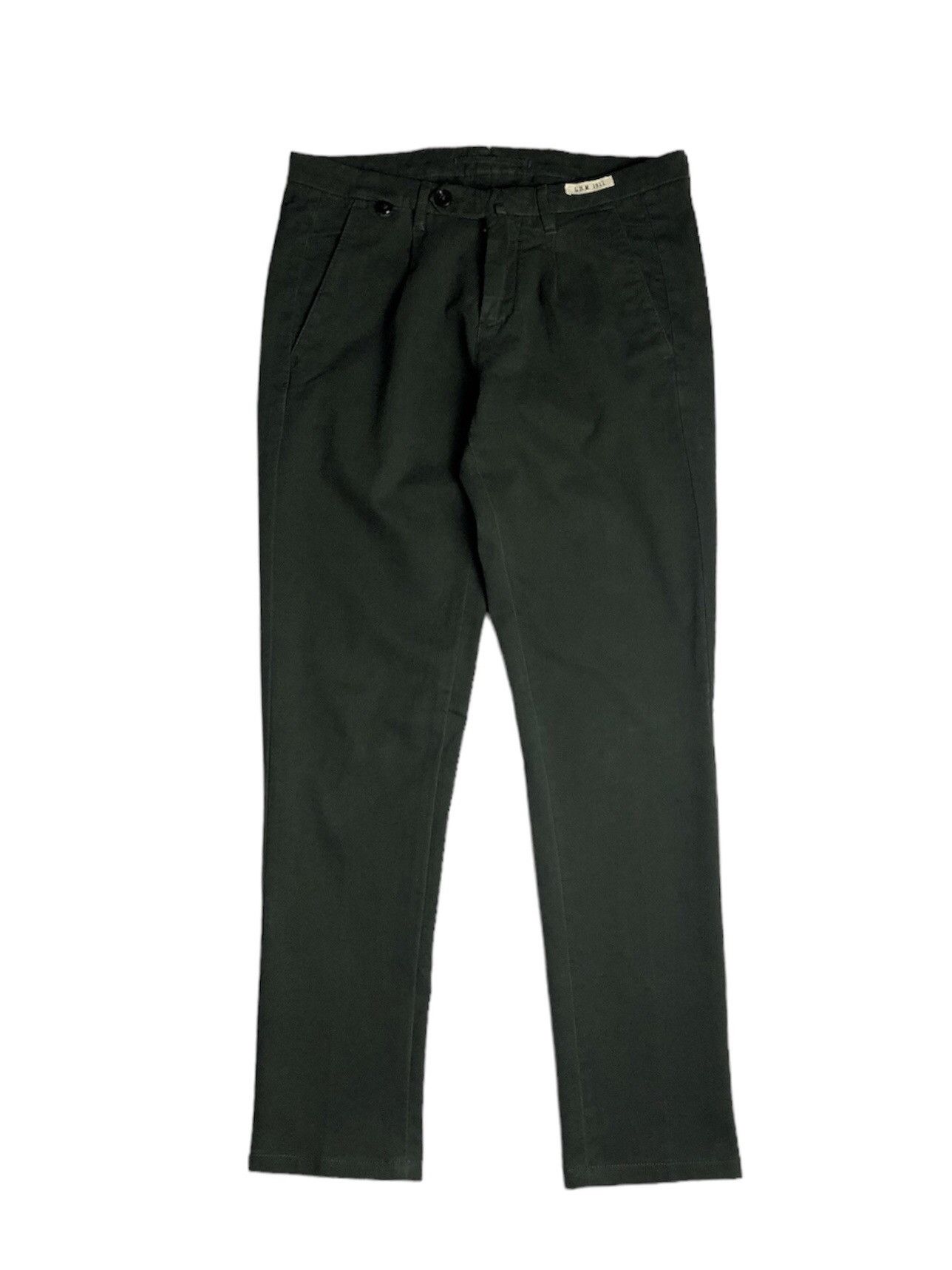 Luigi Bianchi L.B.M 1911 green dyed cotton pants Size US 30 / EU 46 - 1 Thumbnail