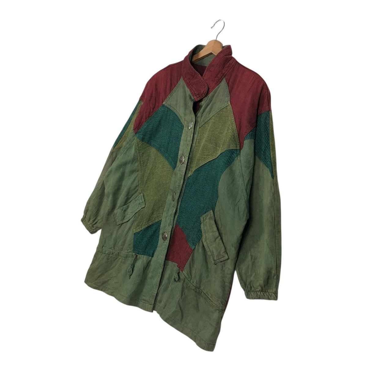 Japanese Brand 🔥VINTAGE PATCHWORK DEISGN JACKET UNBRANDED ISSEY MIYAKE Size US L / EU 52-54 / 3 - 4 Thumbnail
