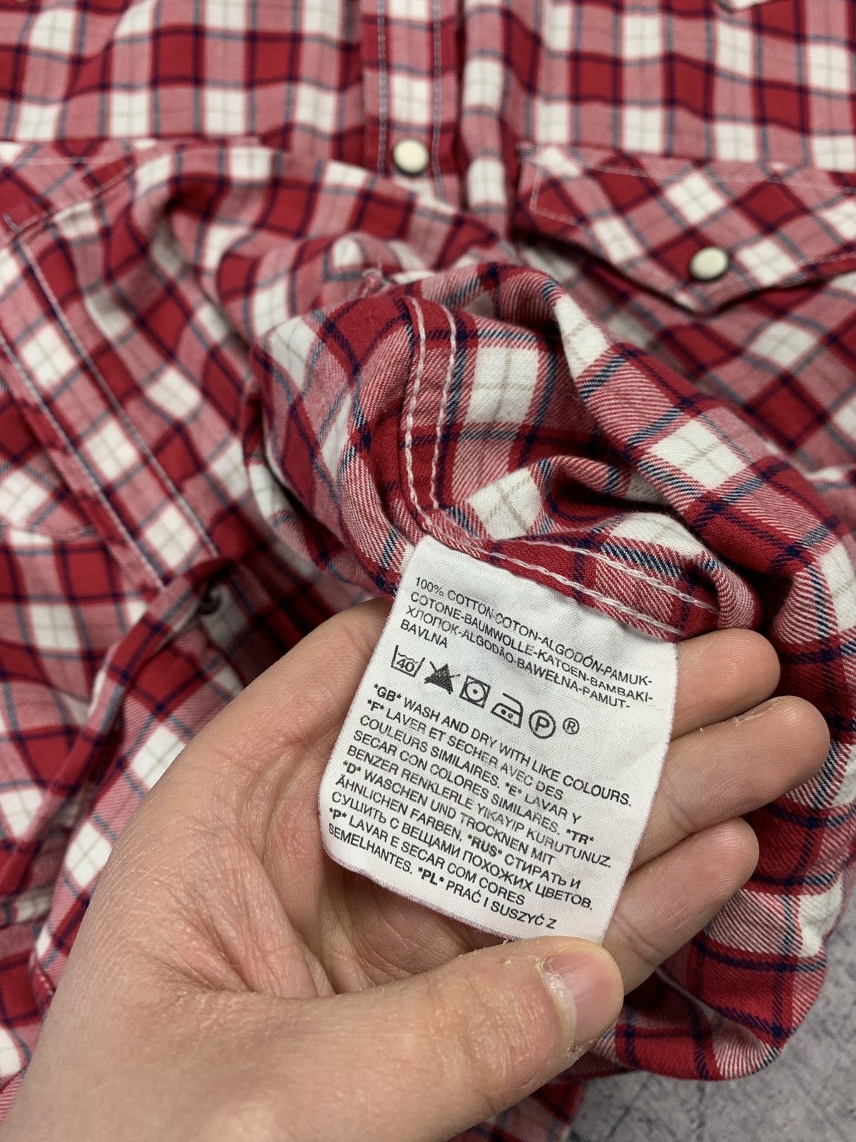 Levi's Levis Shirt Short Sleeve Mens Size XL Red Style Western 90’s Size US XL / EU 56 / 4 - 6 Thumbnail