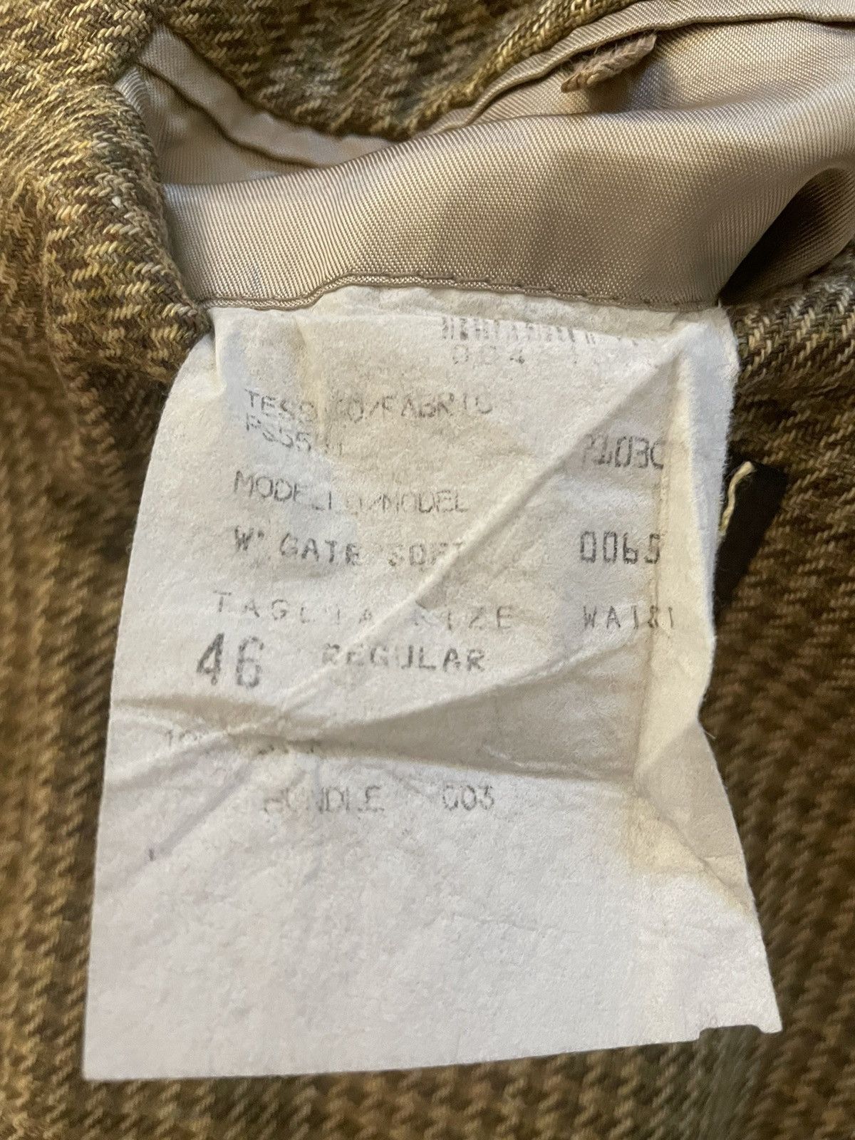 Paul Stuart Small Check Print Deconstructed Patch Pocket Jacket Size 46R - 7 Thumbnail