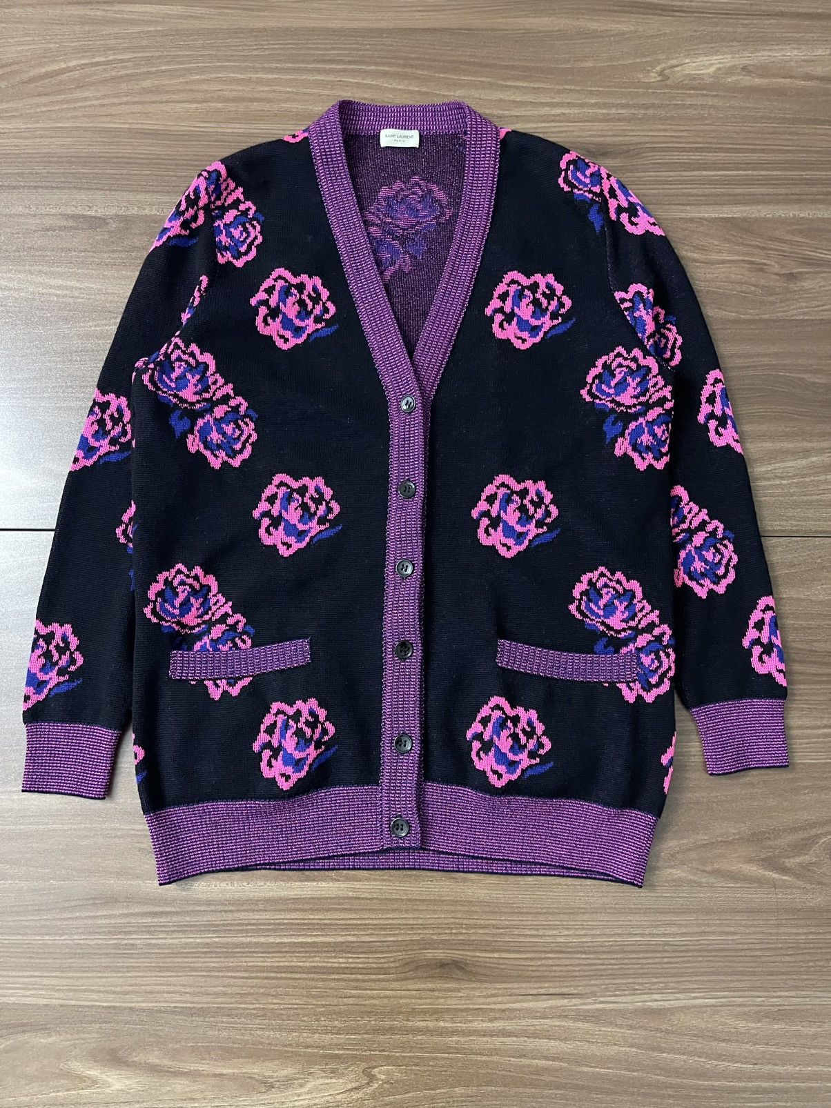 Saint Laurent Paris Saint Laurent Ss16 cardigan By Hedi Slimane Size US M / EU 48-50 / 2 - 1 Thumbnail