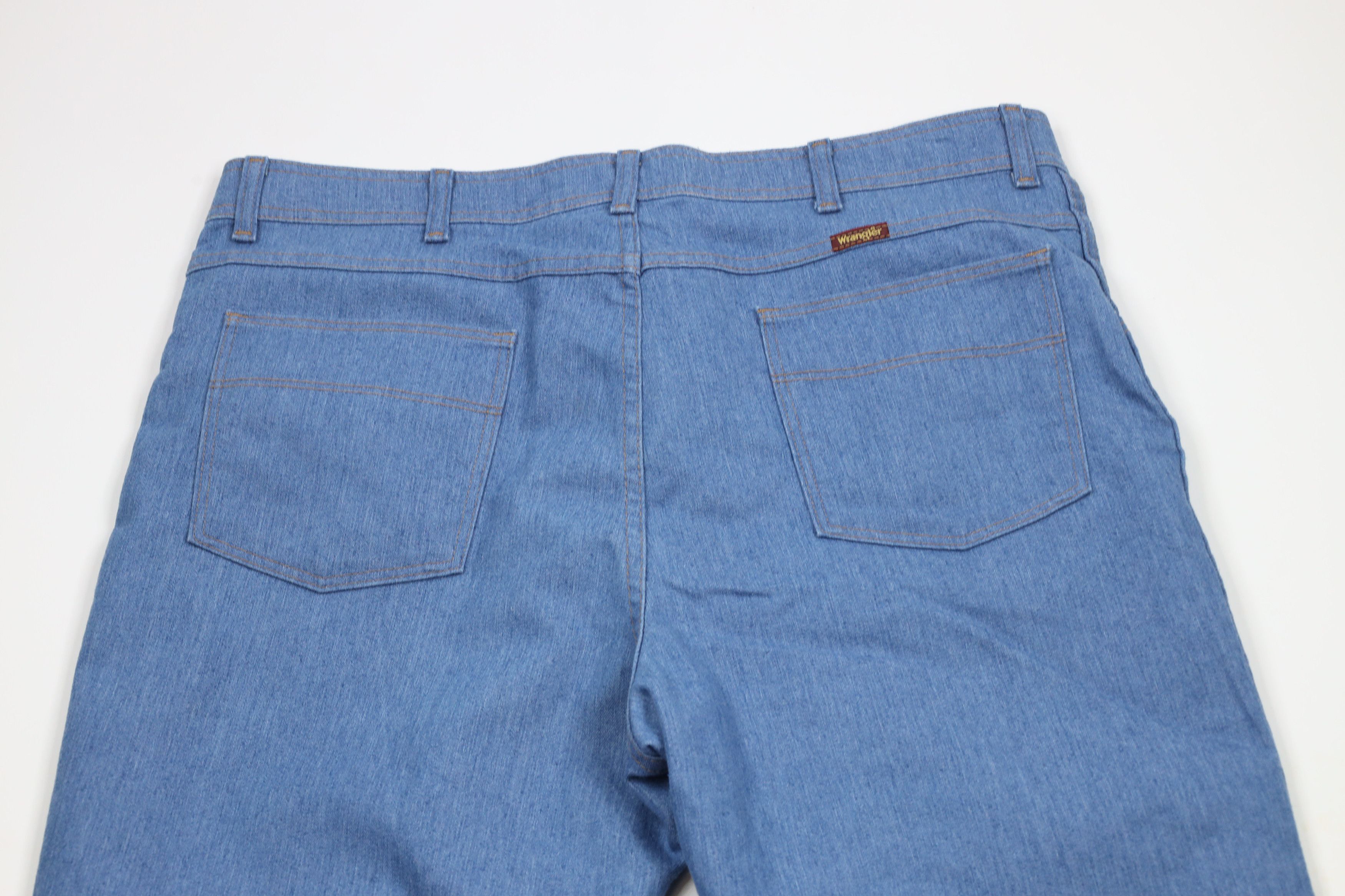 Vintage × Wrangler Vintage 90s Wrangler Flared Bootcut Western Denim Jeans Blue Size US 40 / EU 56 - 11 Thumbnail
