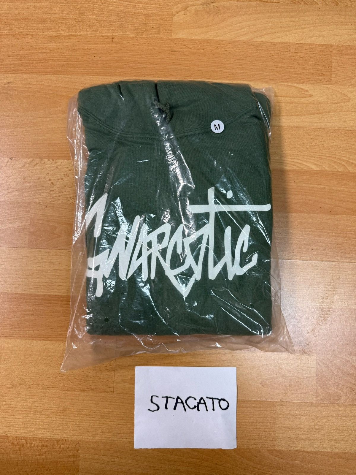 Gnarcotic × Rap Tees Gnarcotic Lil Gnar Logo Hoodie Green Medium Size US M / EU 48-50 / 2 - 2 Thumbnail