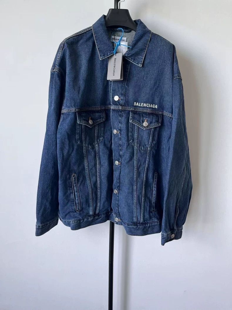Balenciaga Balenciaga size 40 Front and back embroidered washed denim Size US XXS / EU 40 - 2 Thumbnail