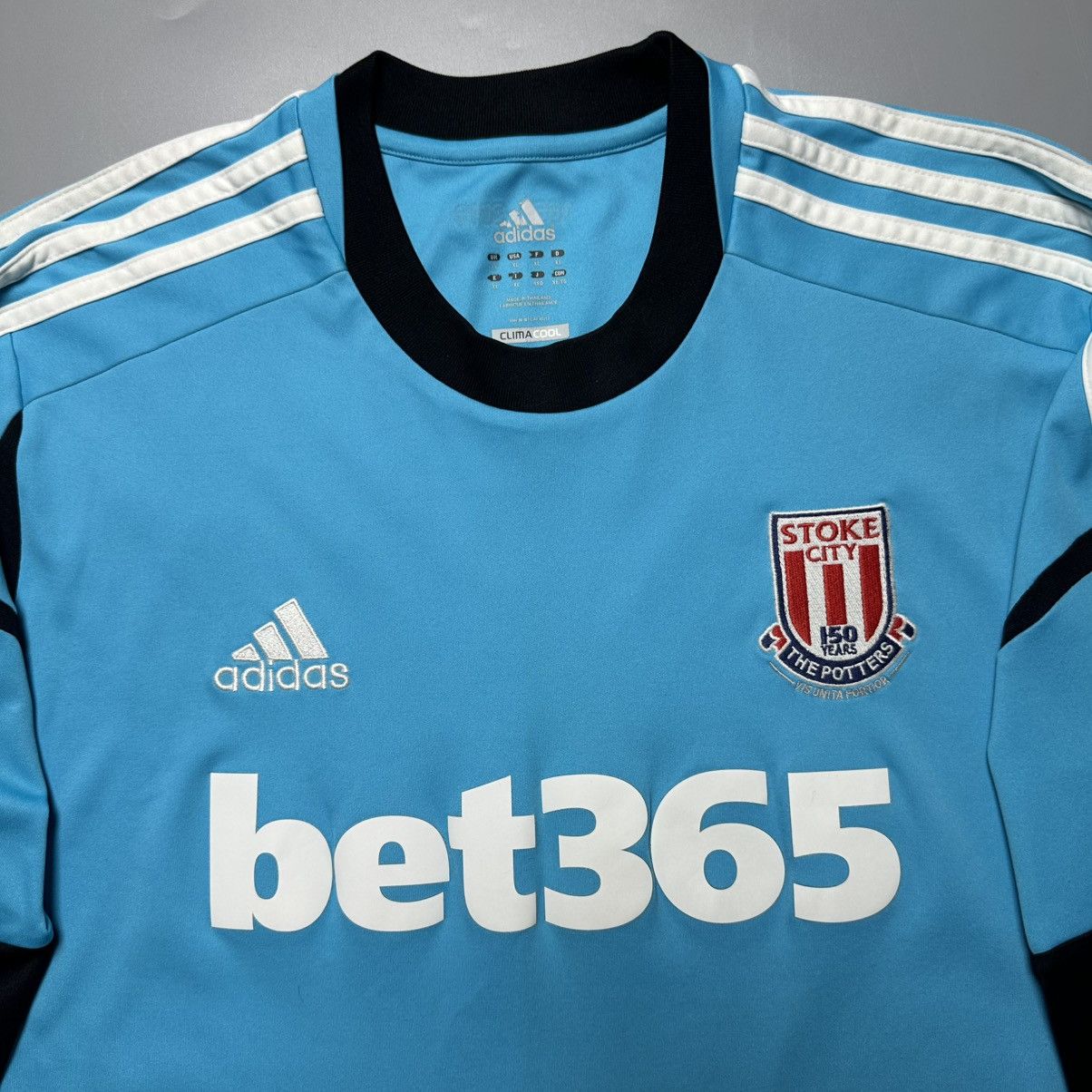 Vintage STOKE CITY ADIDAS 2011/2012 FOOTBALL GK JERSEY #1 BEGOVIC Size US XL / EU 56 / 4 - 4 Thumbnail