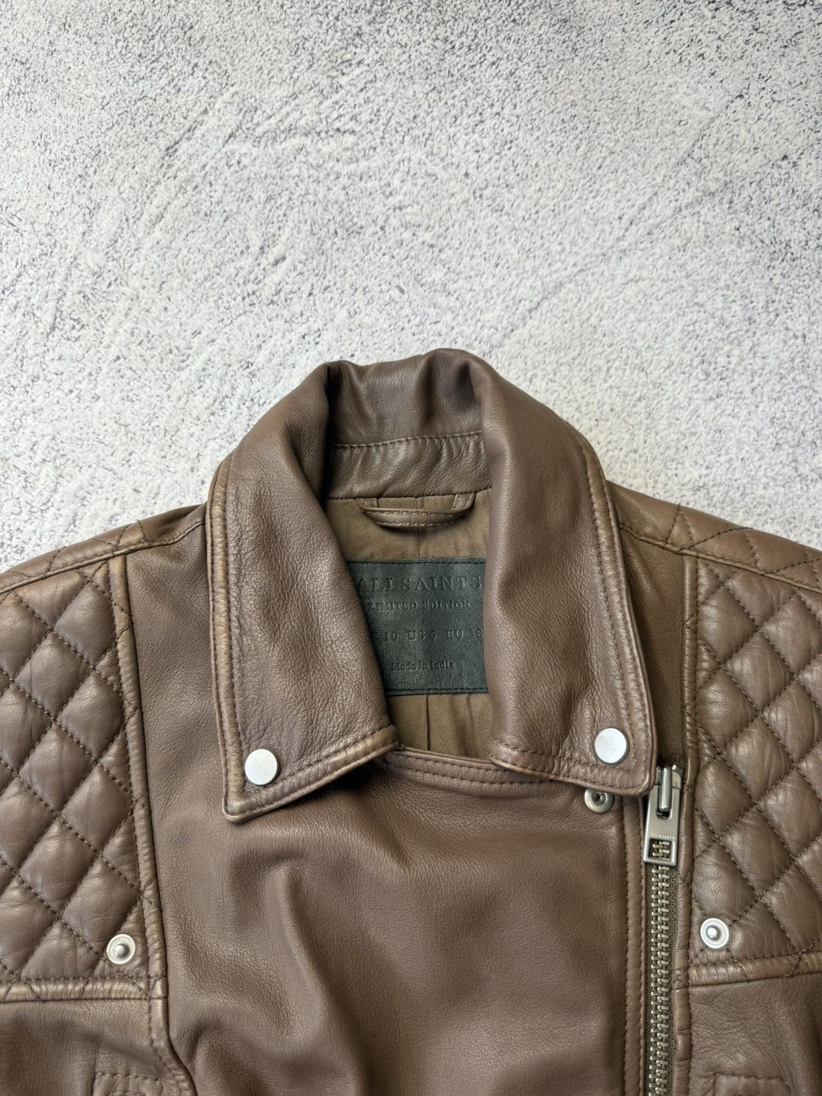 Allsaints Vintage Allsaints Limited Edition Leather Biker Jacket Japan Size M / US 6-8 / IT 42-44 - 12 Thumbnail