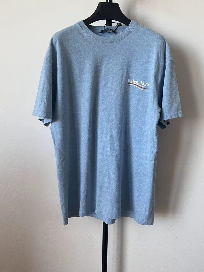 Balenciaga Balenciaga Cola Print Crewneck Short Sleeve T-Shirt - dmc Size US S / EU 44-46 / 1 - 1 Thumbnail