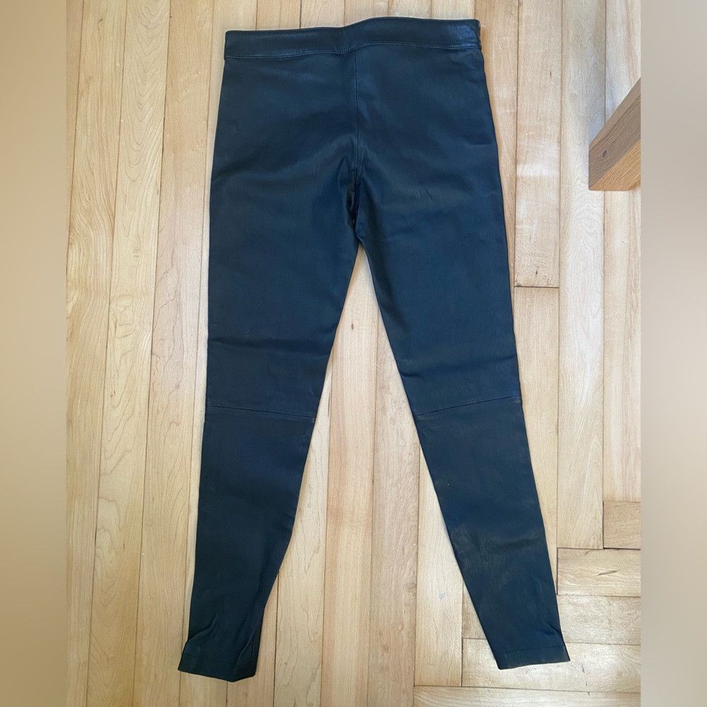 Anine Bing Anine Bing lamb leather leggings knee slit side zipper blac Size 26" / US 2 / IT 38 - 7 Thumbnail