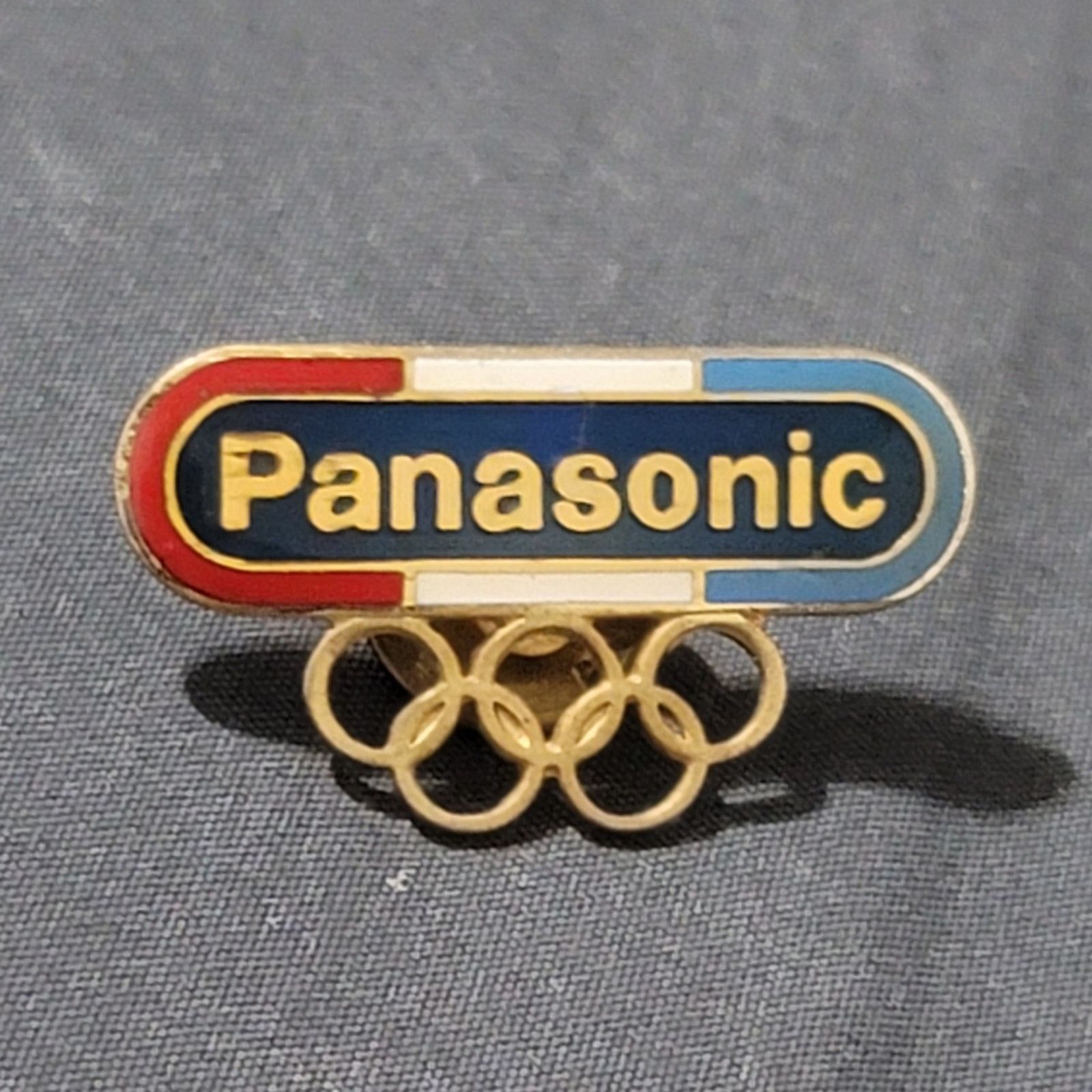 USA Olympics Vtg Olympics Panasonic Lapel Pin Size ONE SIZE - 1 Thumbnail