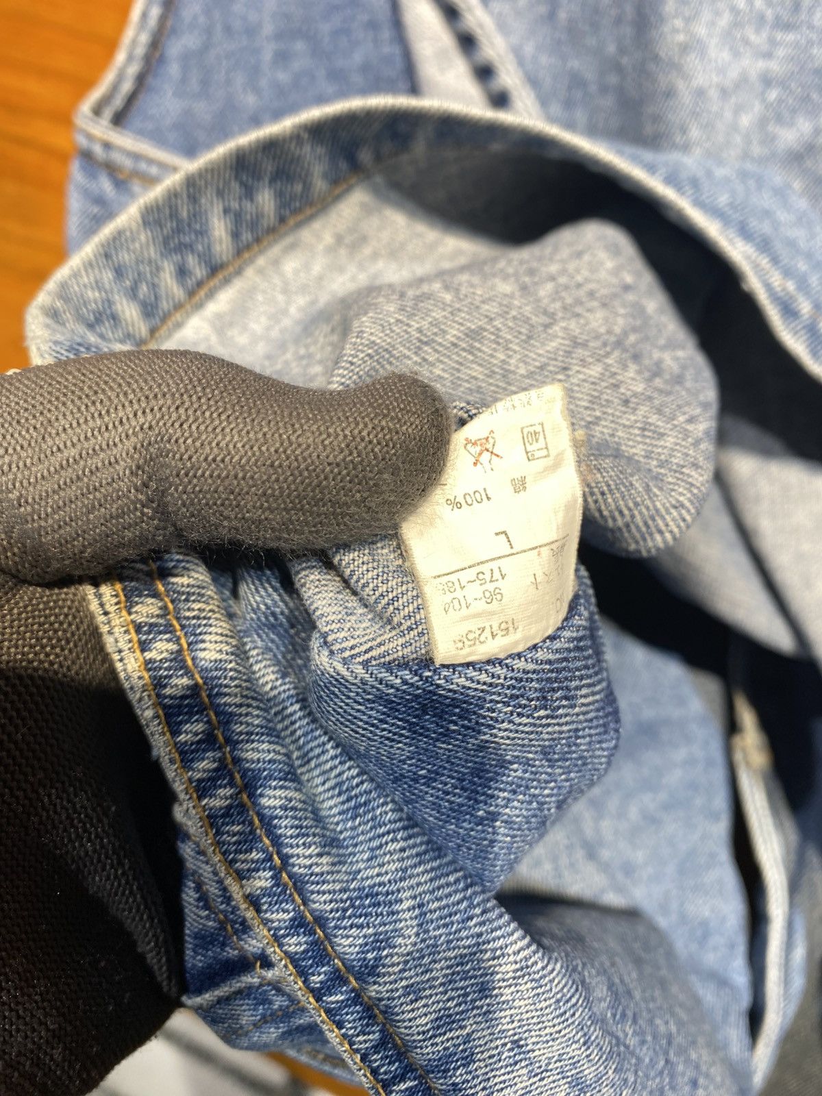 Vintage Vintage Country Life Blue Denim Utility Vest Workwear Style Size US L / EU 52-54 / 3 - 12 Thumbnail
