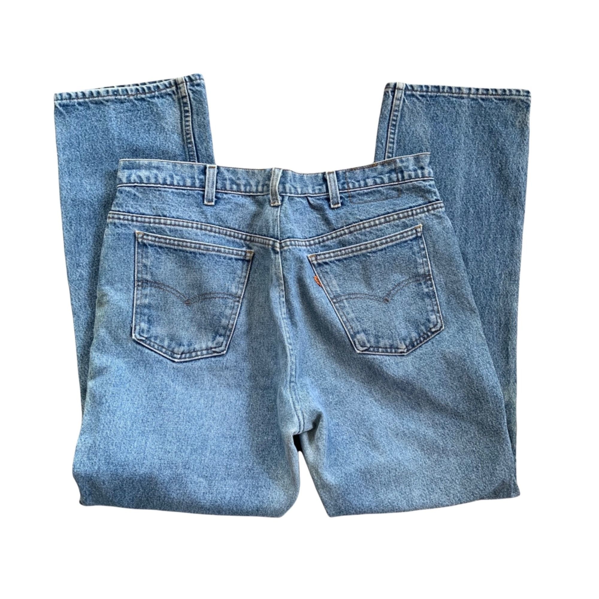Levi's Vintage Clothing Vintage Levi's Orange Tab Light Wash Perfectly Worn In Jeans Size US 38 / EU 54 - 1 Thumbnail