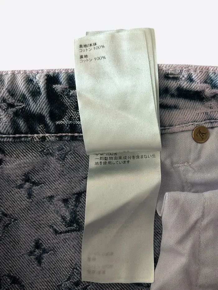 Louis Vuitton Louis Vuitton Purple & Blue Monogram Carpenter Jeans Size US 38 / EU 54 - 8 Thumbnail