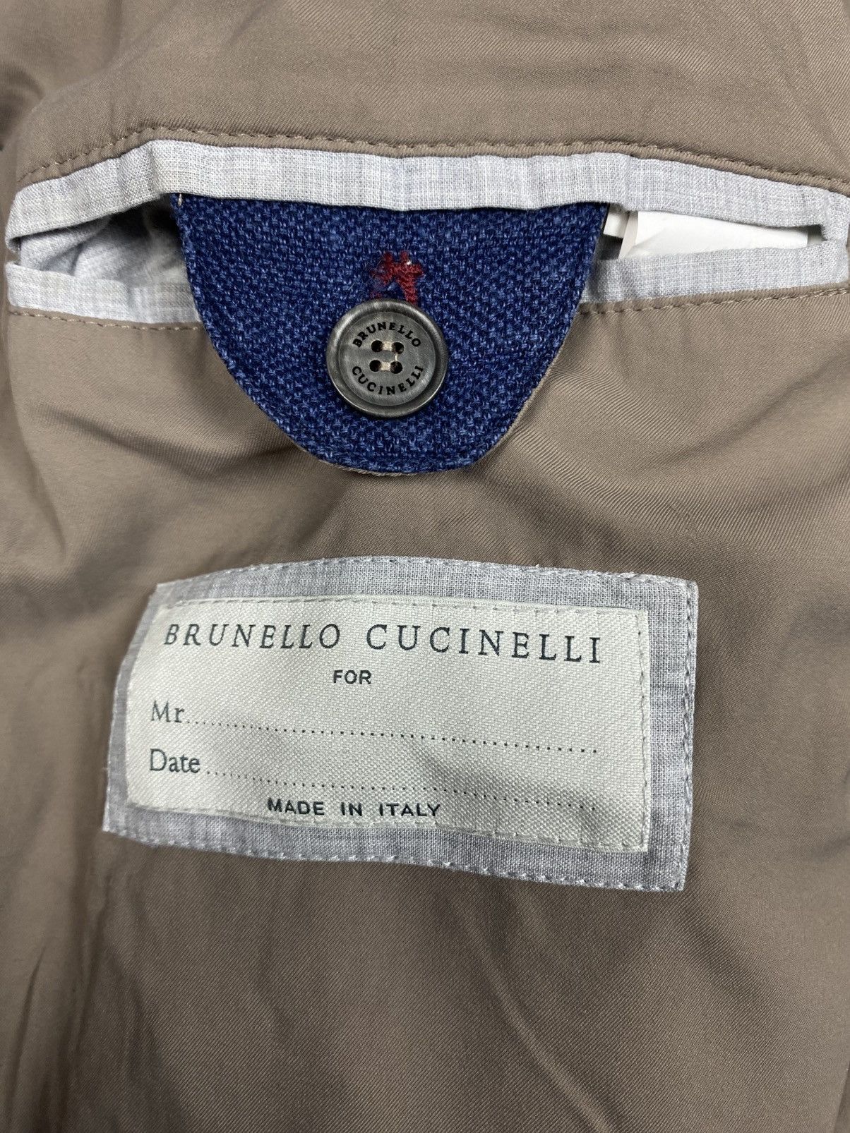 Brunello Cucinelli Brunello Cucinelli Linen Wool Silk Down Padded Vest Size US M / EU 48-50 / 2 - 14 Thumbnail