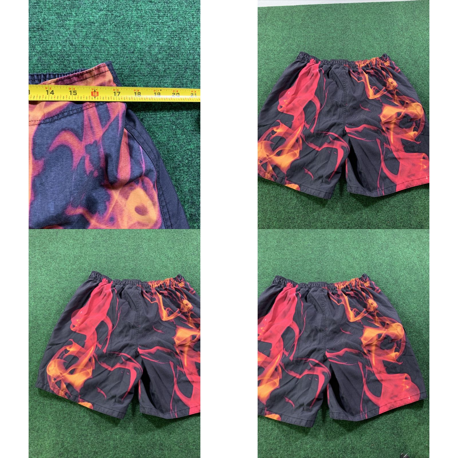 Joe Boxer JOE BOXER Flame Graphic Swim Trunks Men Size 38 Board Shorts Pockets Mesh Lining Size US 38 / EU 54 - 8 Thumbnail