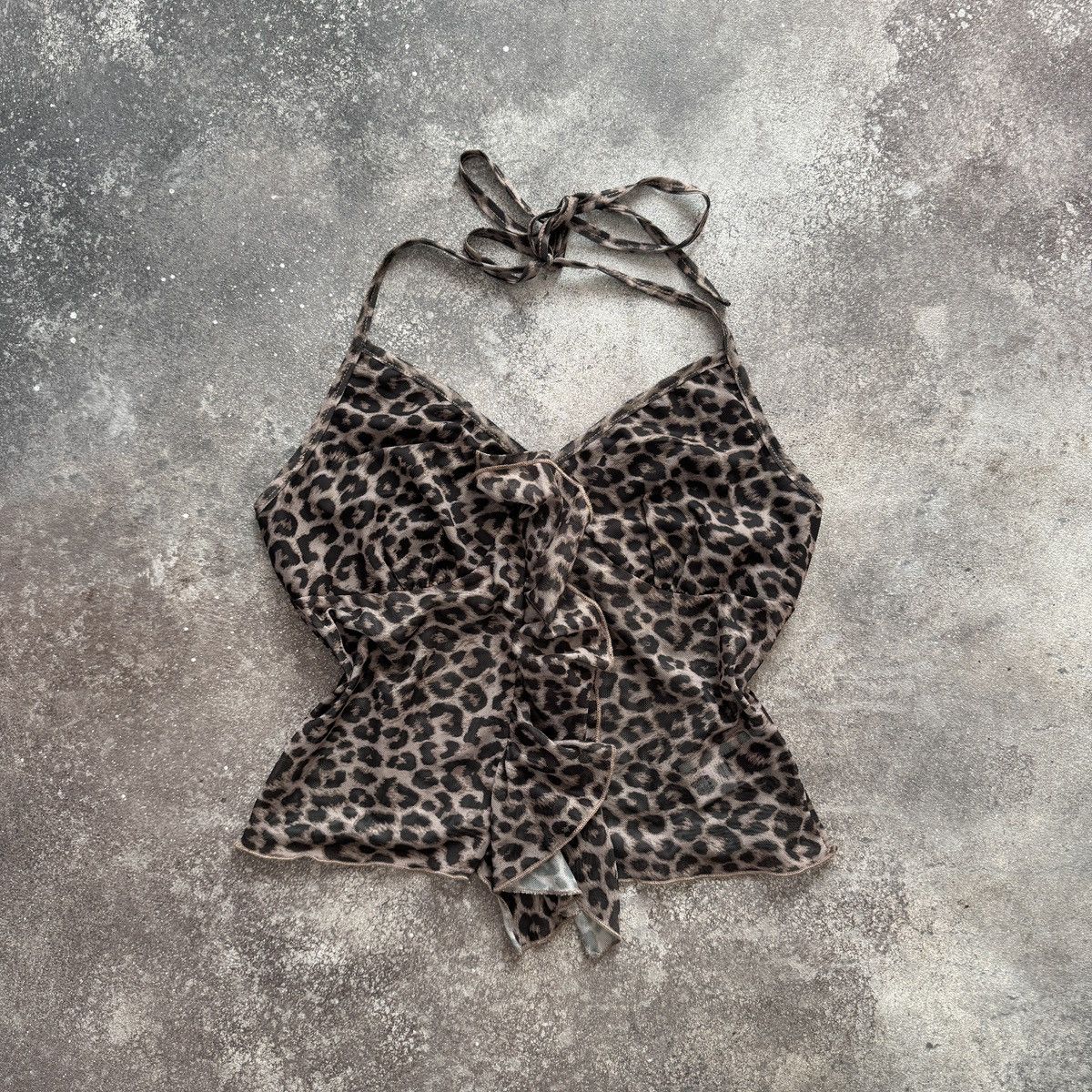 Hysteric Glamour Romwe Y2K Vintage Leopard Print Mesh Top Size M / US 6-8 / IT 42-44 - 1 Thumbnail