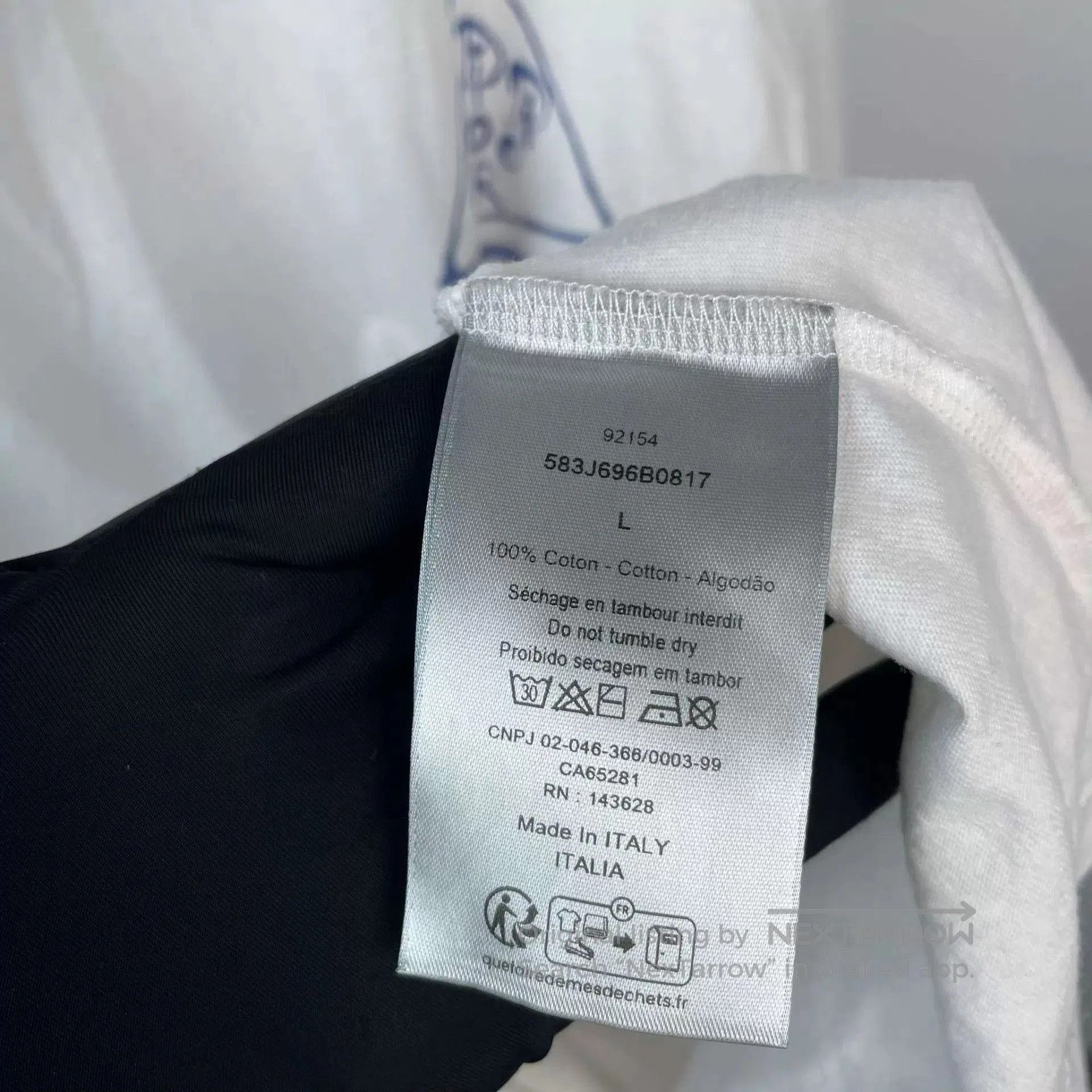 Dior White Short-Sleeve Graphic T-Shirt. Size US L / EU 52-54 / 3 - 3 Thumbnail