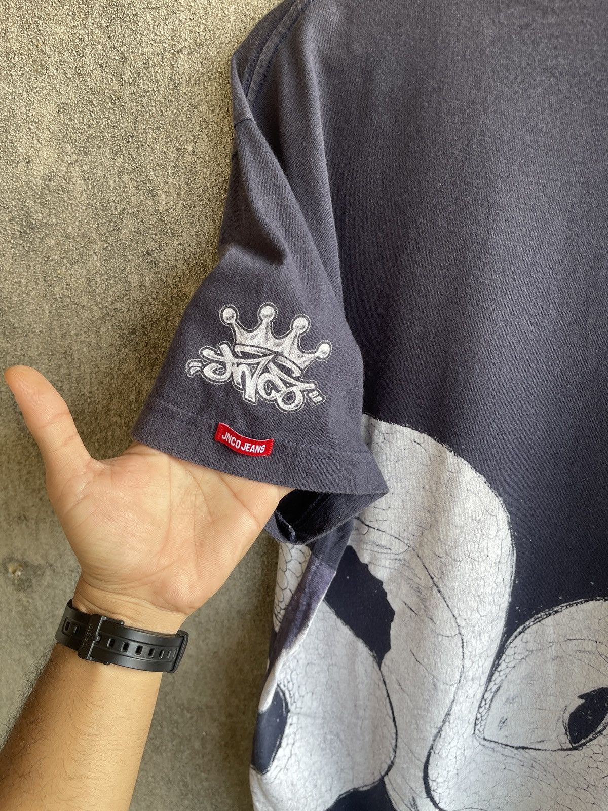 JNCO Rare‼️Vintage 90s Sun Faded🔥JNCO🔥Dragon Fly Faded Tee Size US L / EU 52-54 / 3 - 7 Thumbnail