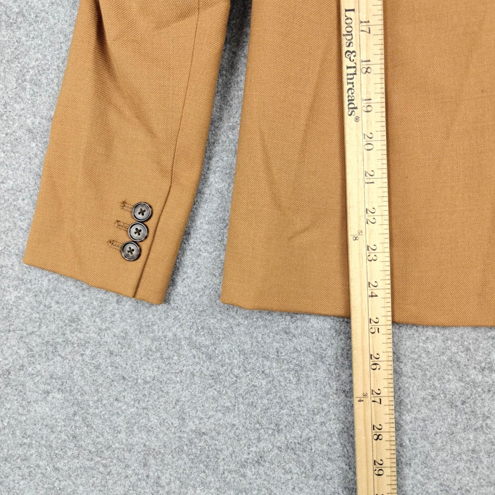 J.Crew J.CREW Blazer Womens 2 Brown Wool Blend Shawl Collar One Button Lined Jacket Size XS / US 0-2 / IT 36-38 - 6 Thumbnail