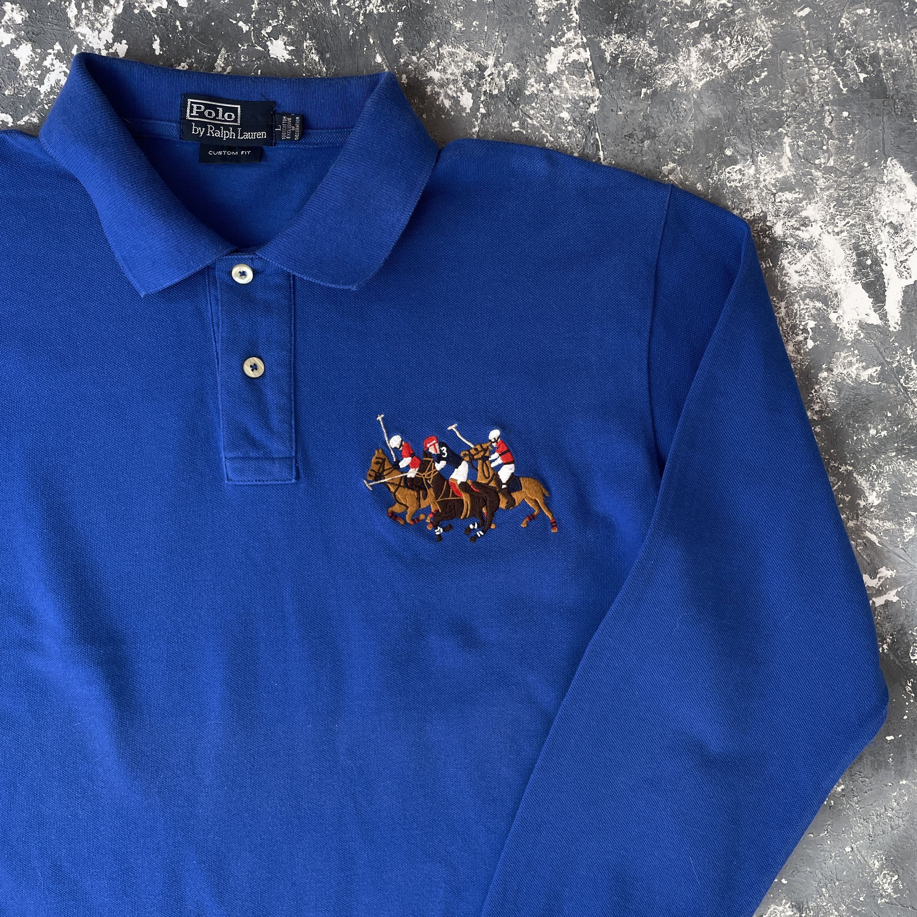 Polo Ralph Lauren × Ralph Lauren × Vintage vintage ralph lauren chief keef polo longsleeve shirt Size US L / EU 52-54 / 3 - 2 Thumbnail