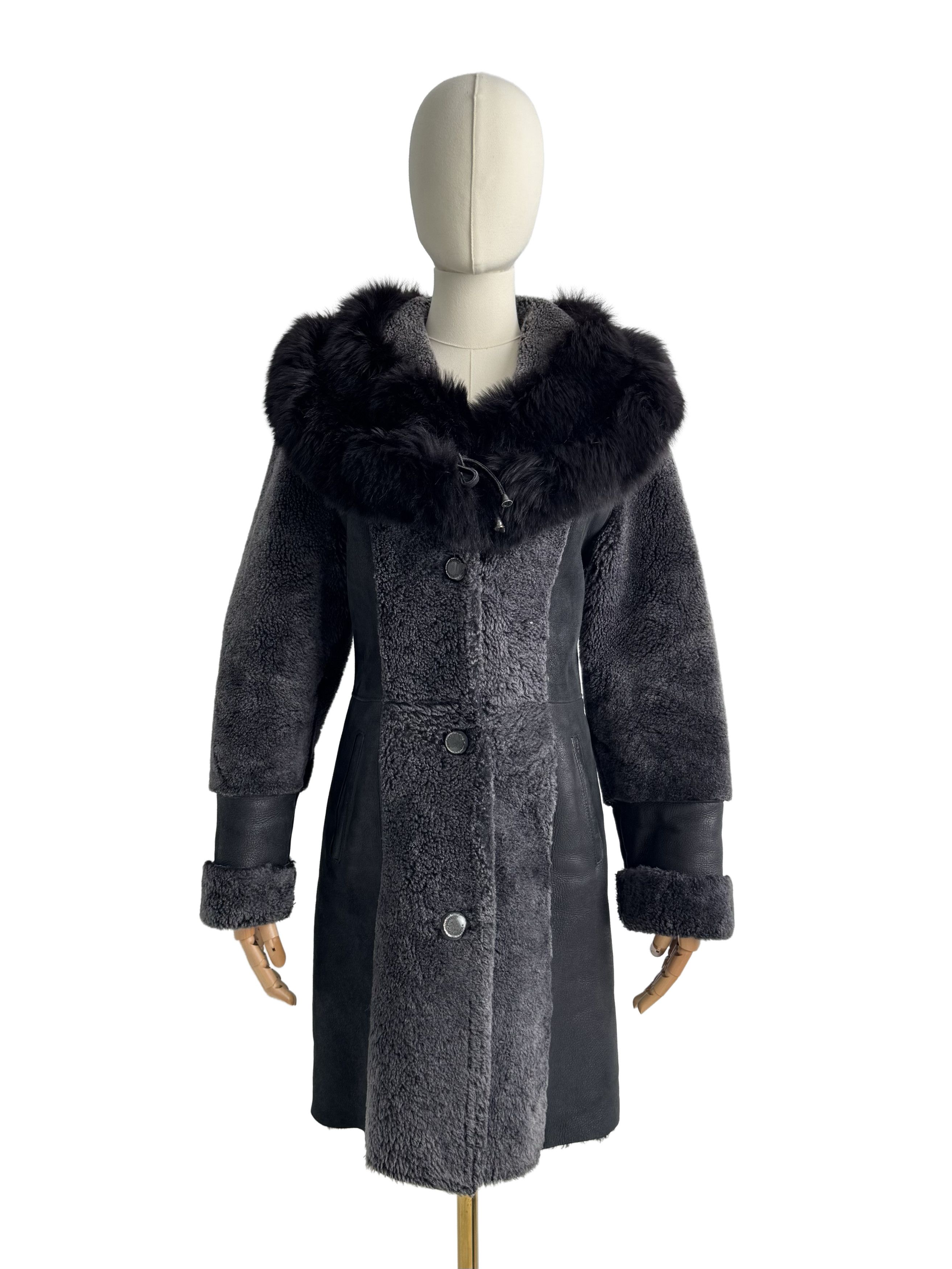 Vintage Vintage Real Sheepskin Coat Size S / US 4 / IT 40 - 2 Thumbnail