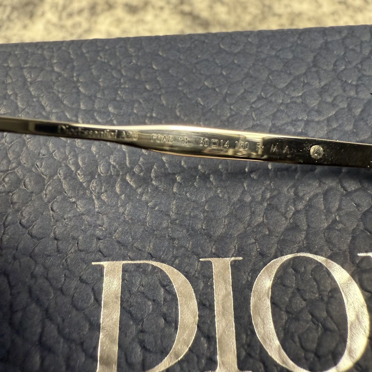 Dior Dior Aviator Sunglasses Oblique Monogram Lens Silver Size ONE SIZE - 8 Thumbnail