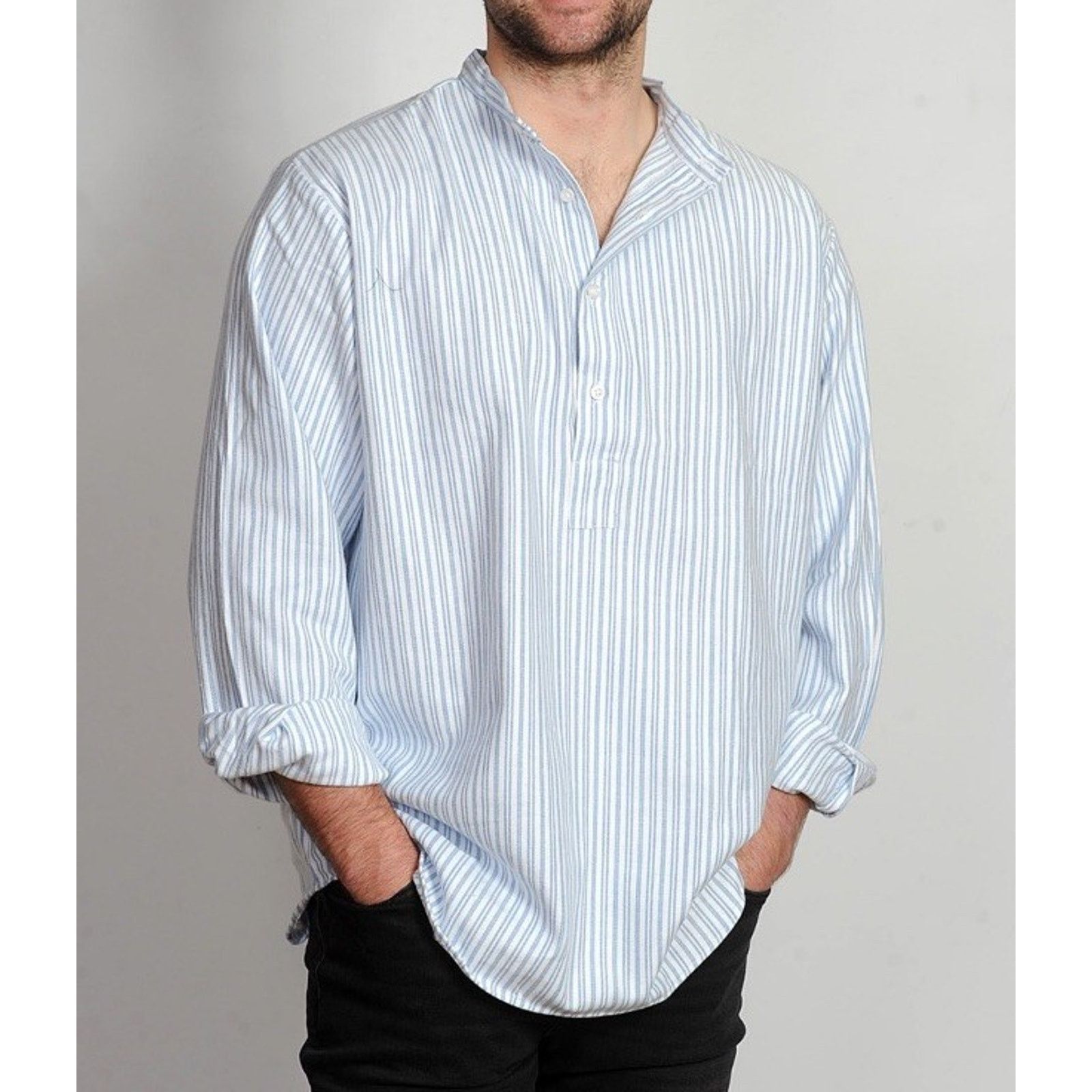 Other Irish My Grandfather Shirt Striped Ireland Western Cowboy Size US XL / EU 56 / 4 - 1 Thumbnail