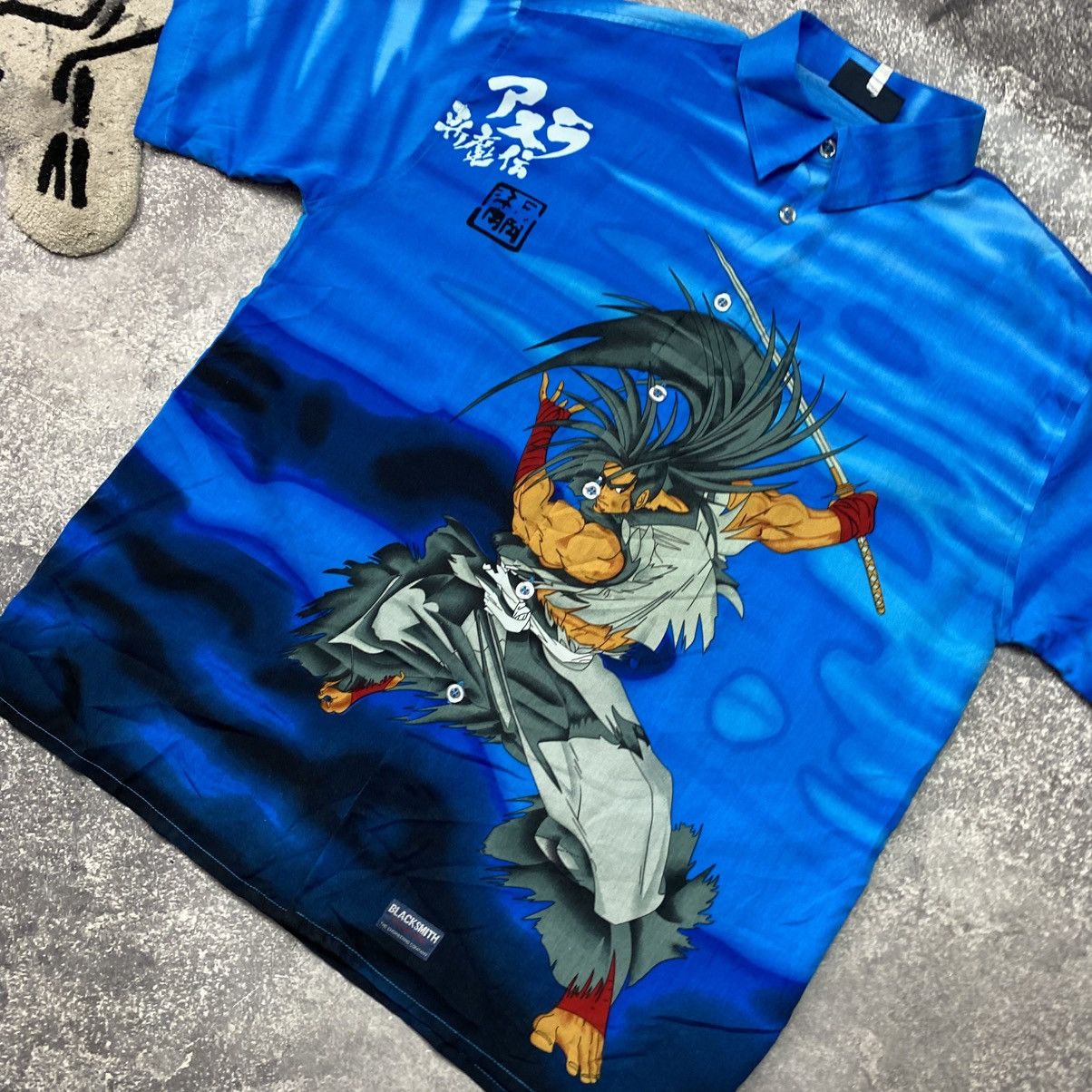 Anime Vintage Black Smith Manga Overprinted y2k button shirt sizeL Size US L / EU 52-54 / 3 - 2 Thumbnail