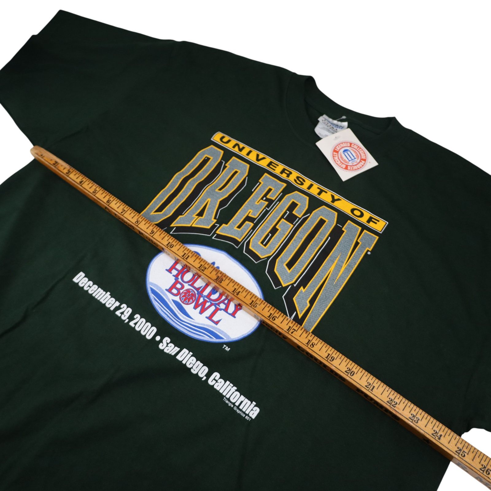 NCAA × Vintage NWT VTG Y2k University of Oregon Ducks Holiday Bowl Tee Size US XXL / EU 58 / 5 - 6 Thumbnail