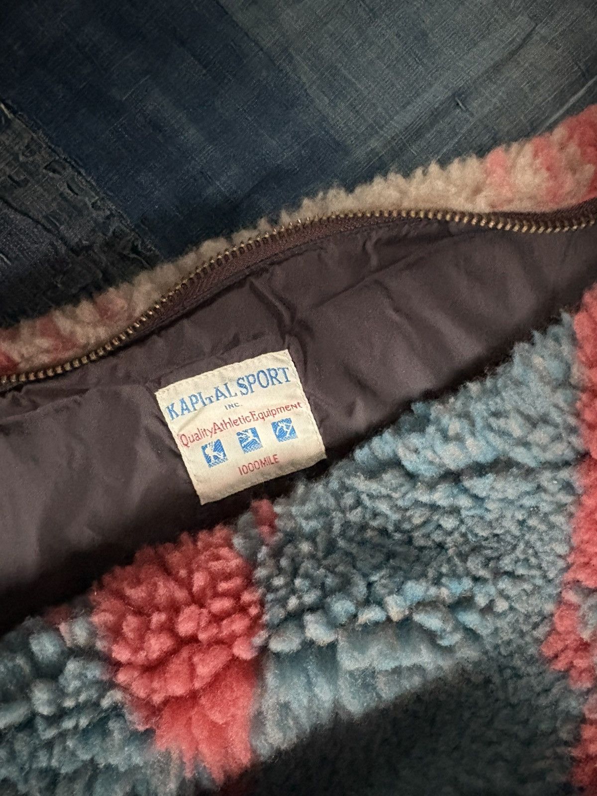 Kapital Kountry Kapital Snufkin boa fleece Hobo Bag Size ONE SIZE - 7 Thumbnail