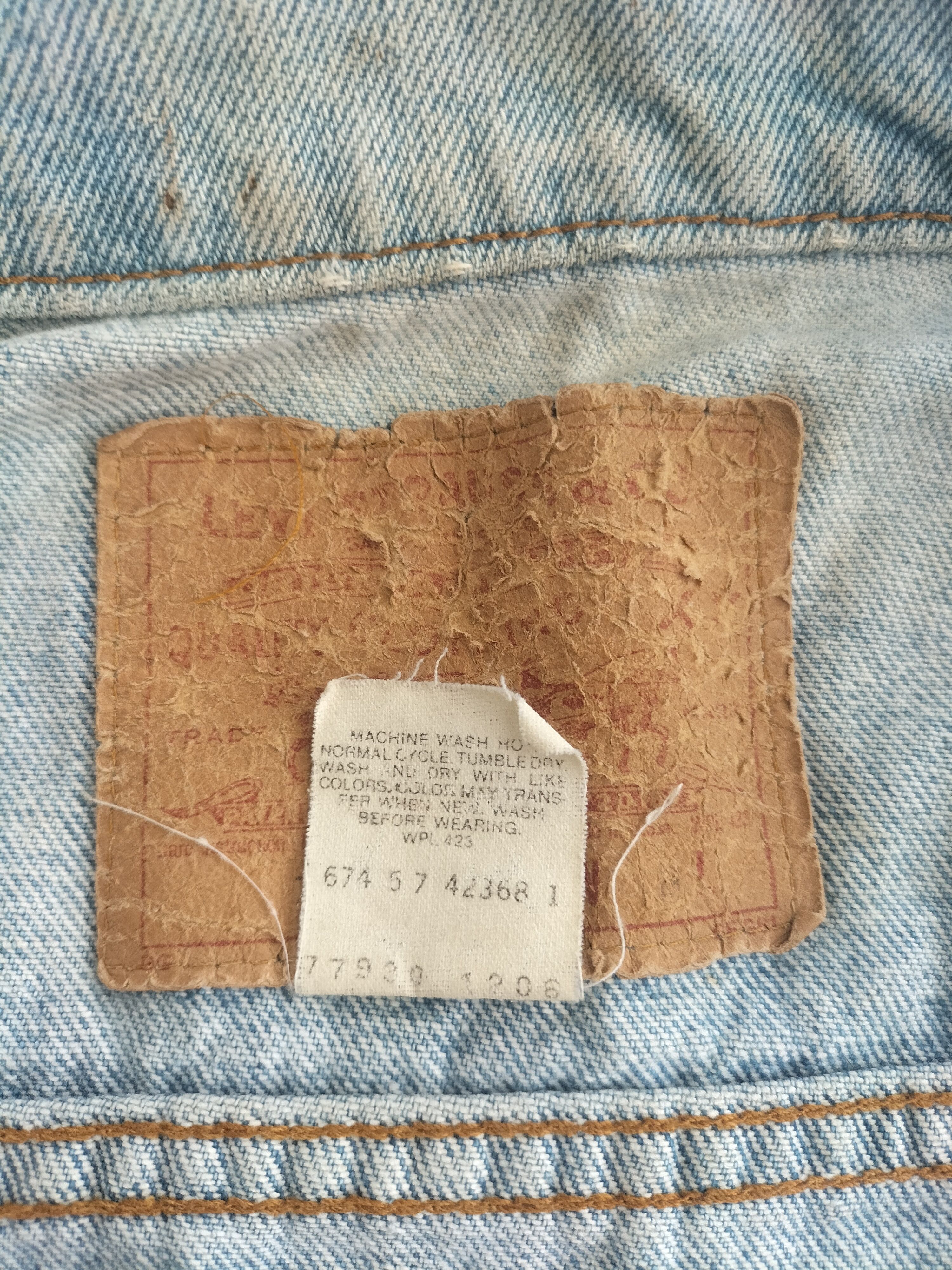 Levi's Levi's Vintage USA 90s Denim Jacket Size M / US 6-8 / IT 42-44 - 4 Thumbnail